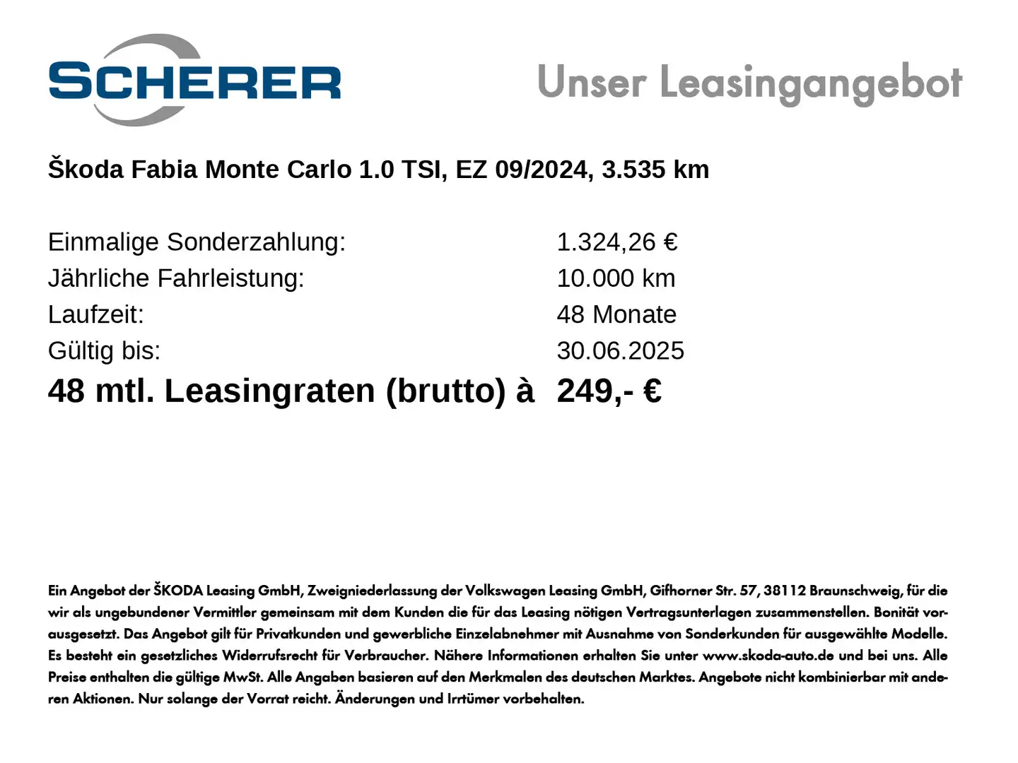 Skoda Fabia Monte Carlo 1.0 TSI VirtualCockpit SHZ LED Blanc - 2