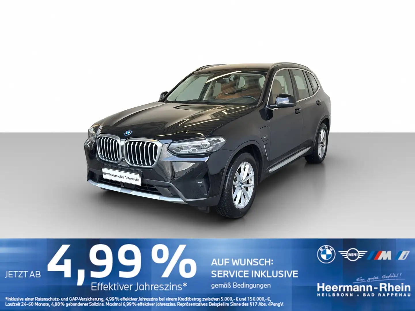 BMW X3 xDrive30e Navi.AHK.ACC.ParkAss.Sportsz.SHZ. Schwarz - 2