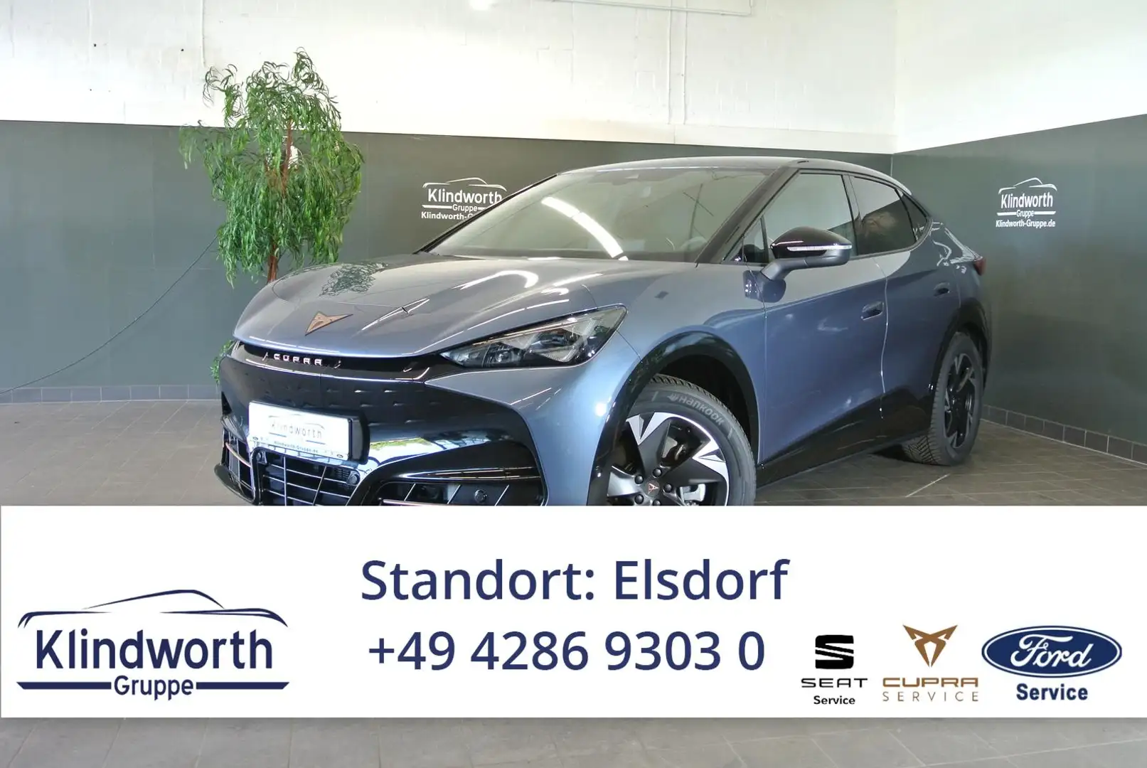 CUPRA Tavascan 210KW/77kWh +GJR + AHK+ beh. WSS Blau - 1