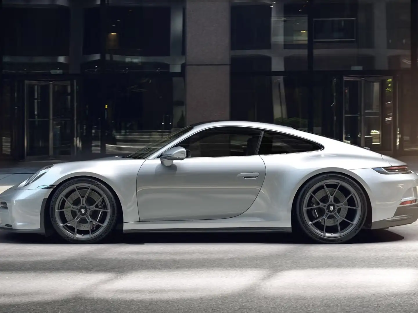 Porsche 992 coupe 4.0 gt3 c/pack touring auto Argent - 2