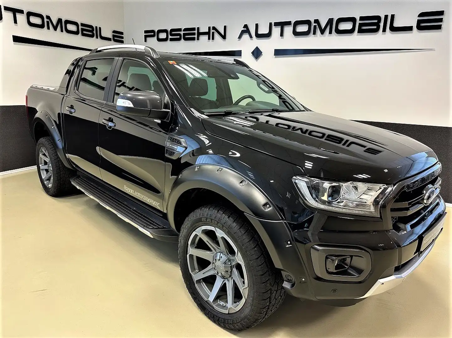 Ford Ranger 2.0 TDCi Wildtrack 4x4 DoKa AHK Leder LED Navi Noir - 1