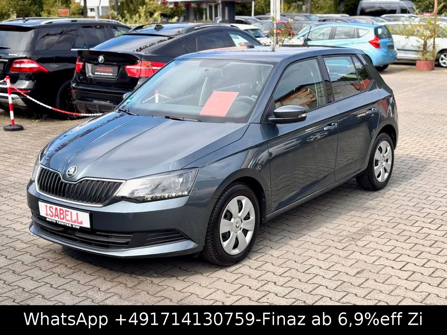 Skoda Fabia Ambition-KLIMA-TEMP-PDC-SHFT-BT Gris - 1