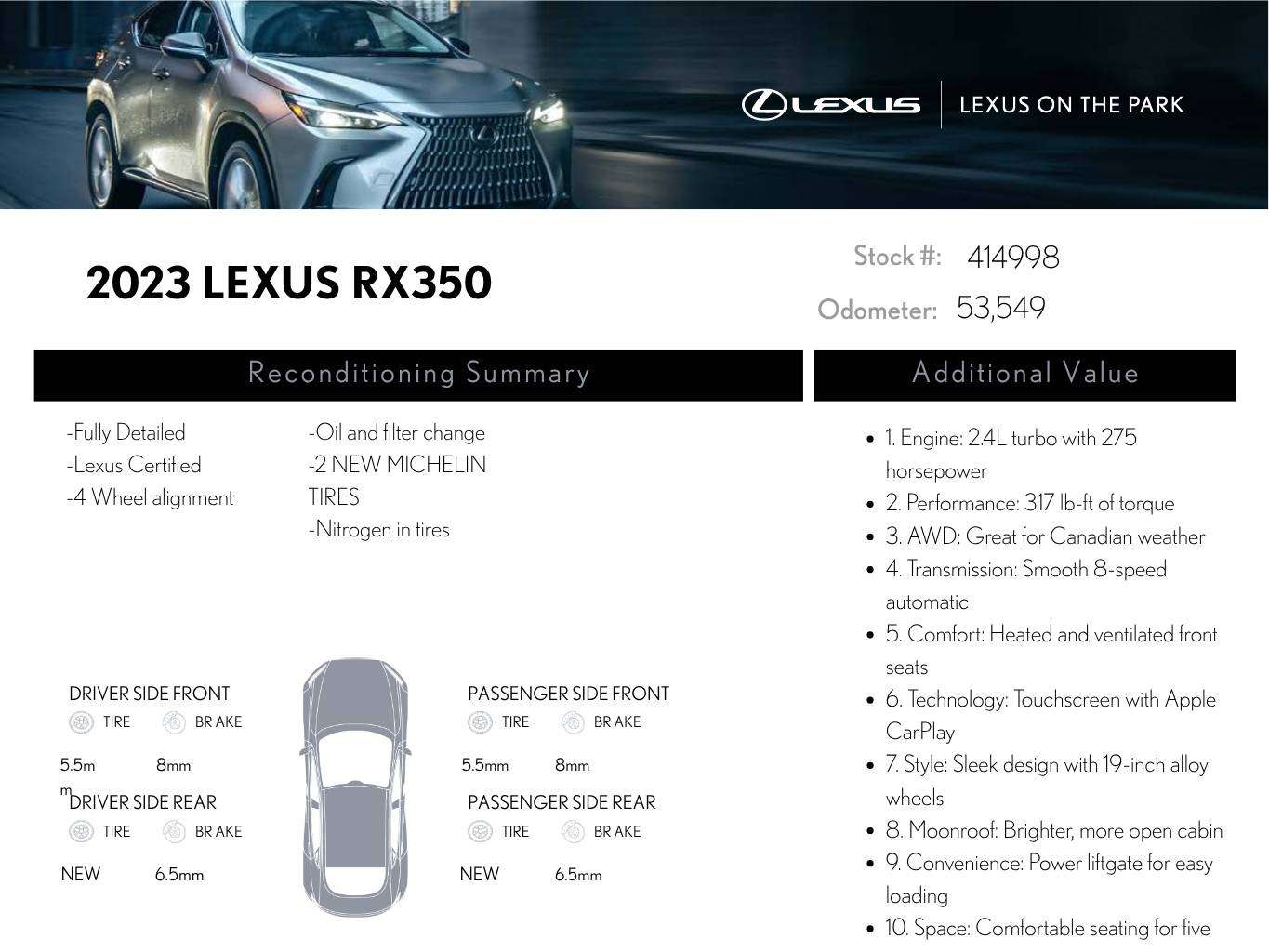 2023 Lexus RX