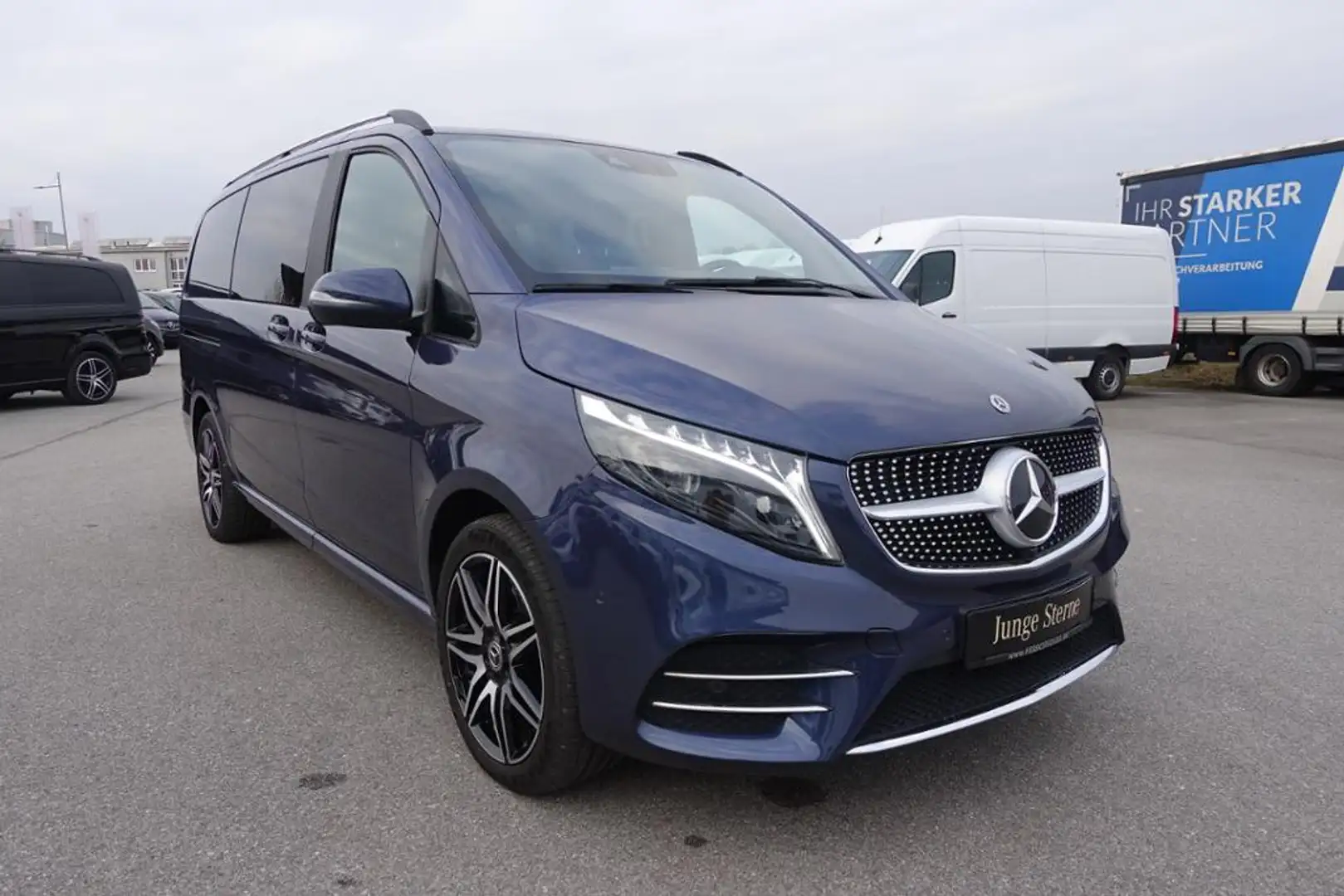 Mercedes-Benz V 300 d EDITION AMG+AHK2,5t Standhzg+2xel.Türe Blauw - 2