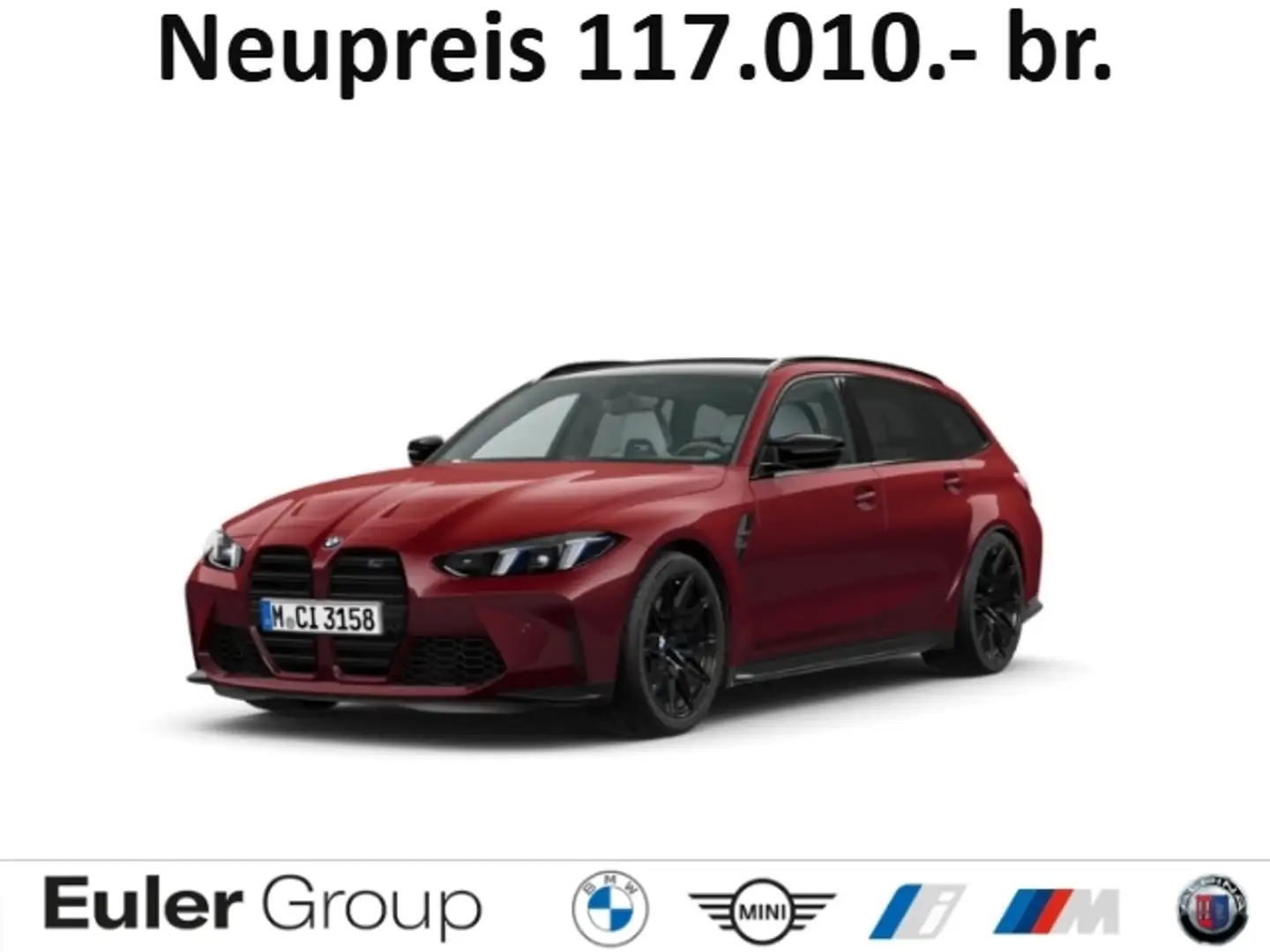 BMW M3 Comp.xDrive DA-Prof PA+ KEIN Mieter! KEIN Fahrertr Rot - 1
