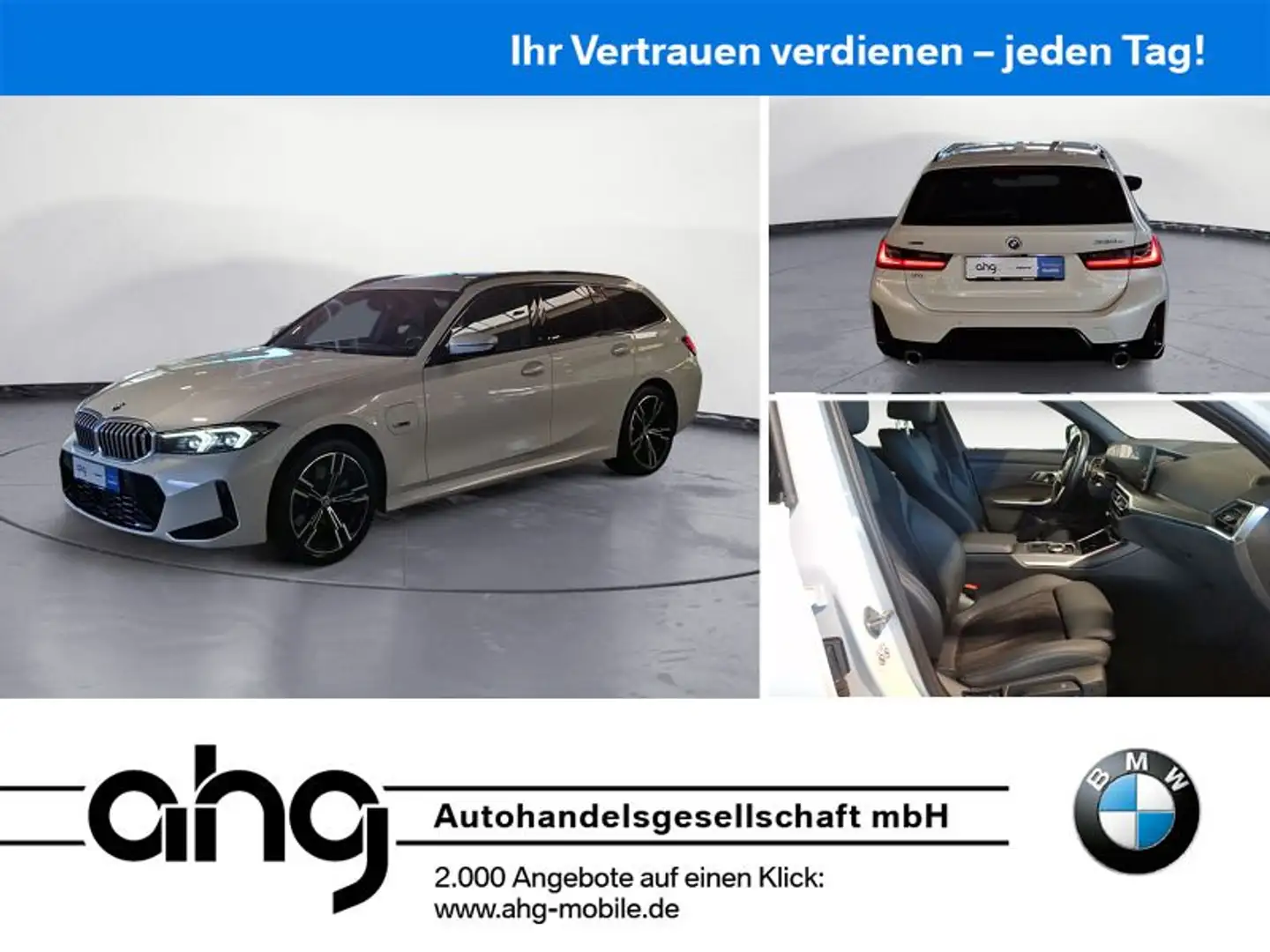BMW 330 e xDrive Touring M Sport AHK ACC Weiß - 1