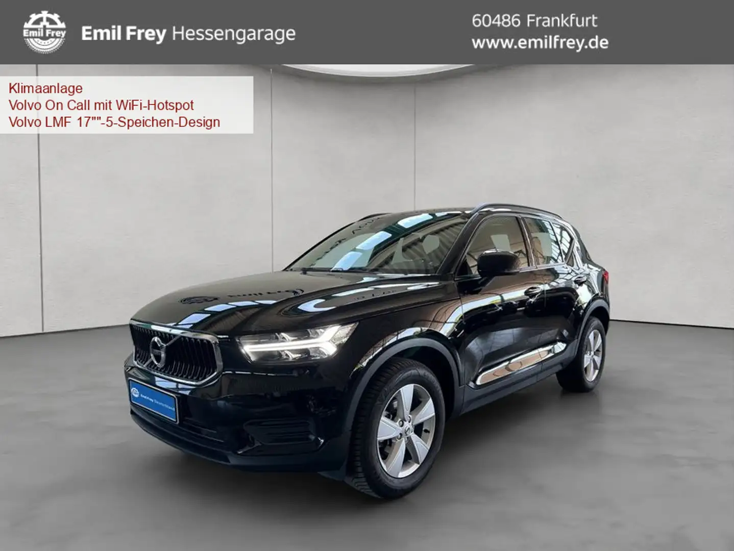 Volvo XC40 XC40 T2 Momentum-Core LED-Thors-Hammer Einparkhilf Schwarz - 1