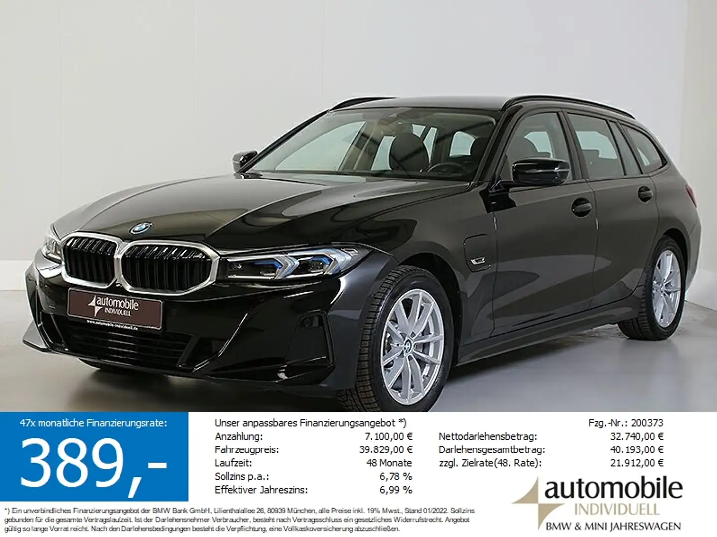 BMW 330 e AT xDr. LED Widescreen HiFi Kamera Wireless Schwarz - 1