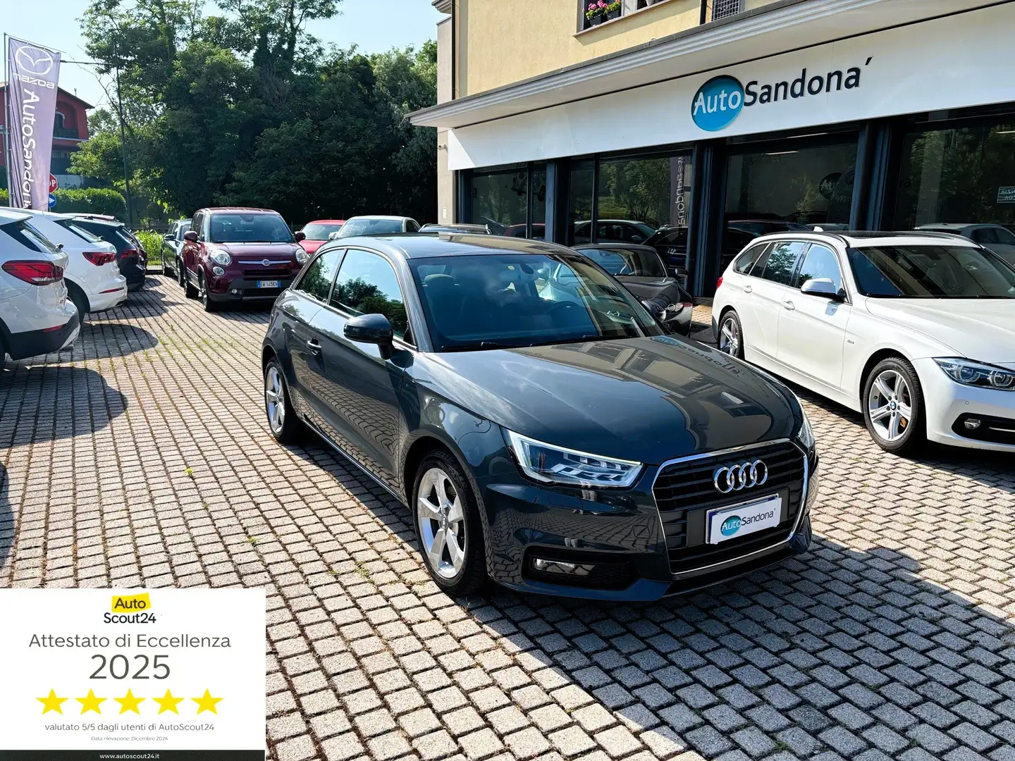 Audi A1 1.6 TDI Sport OK NEOPATENTATI - EURO 6 Grijs - 1