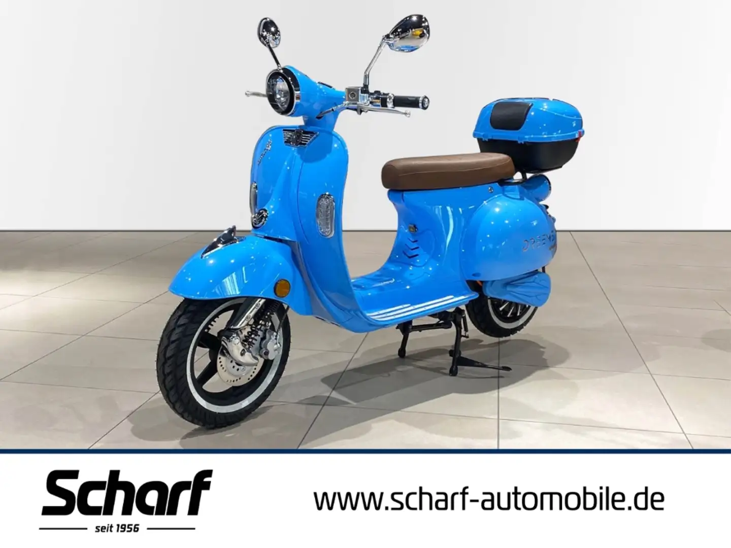 Dreems Amalfi e-Roller (45km/h) / Top Case / 45 km Reichweite Albastru - 1