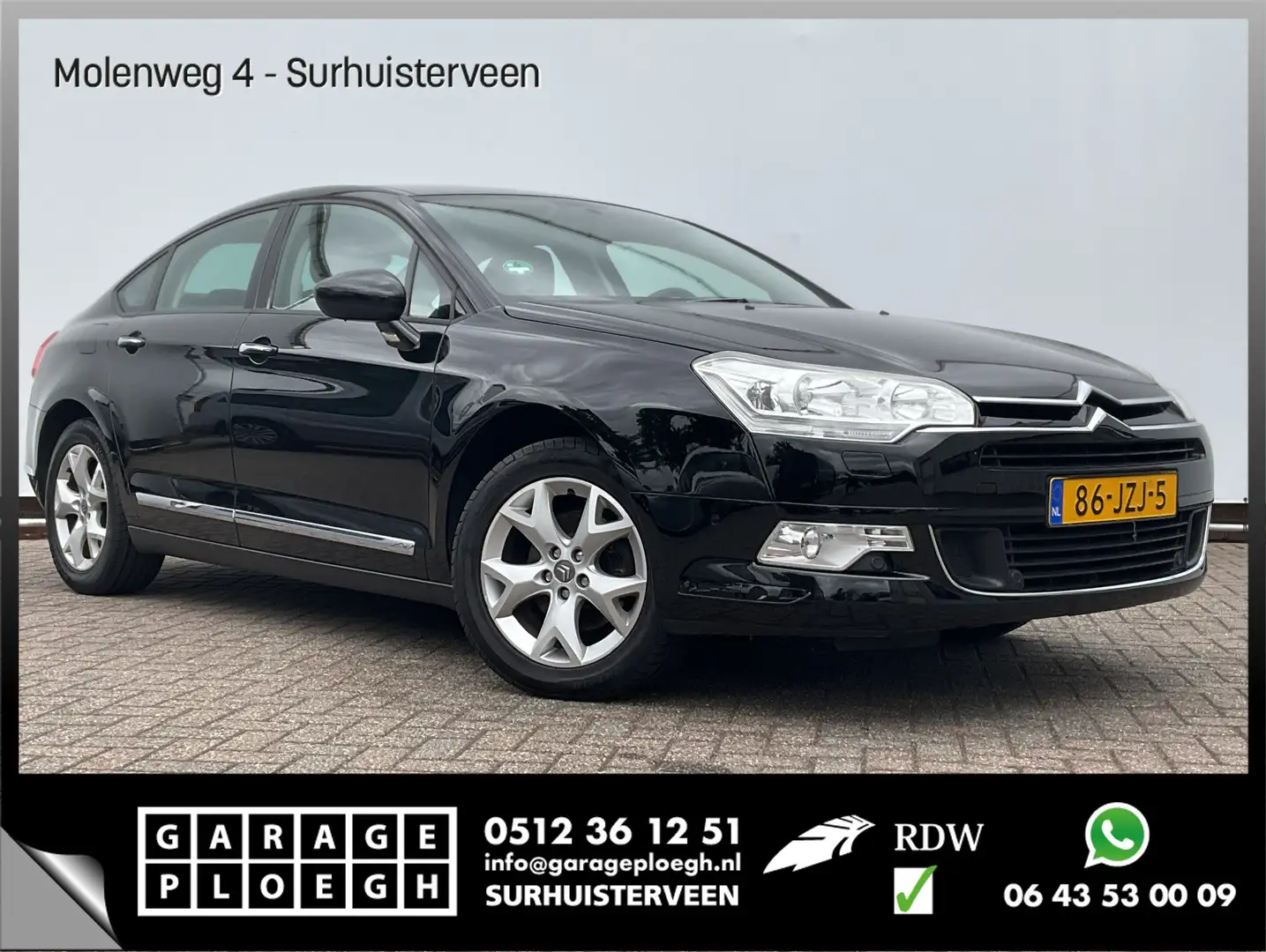 Citroen C5 1.8 16V Dynamique Clima Cruise Trekhaak (1530KG) Fekete - 1