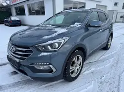 Hyundai SANTA FE blue Premium 4WD Kamera Vollleder AHK