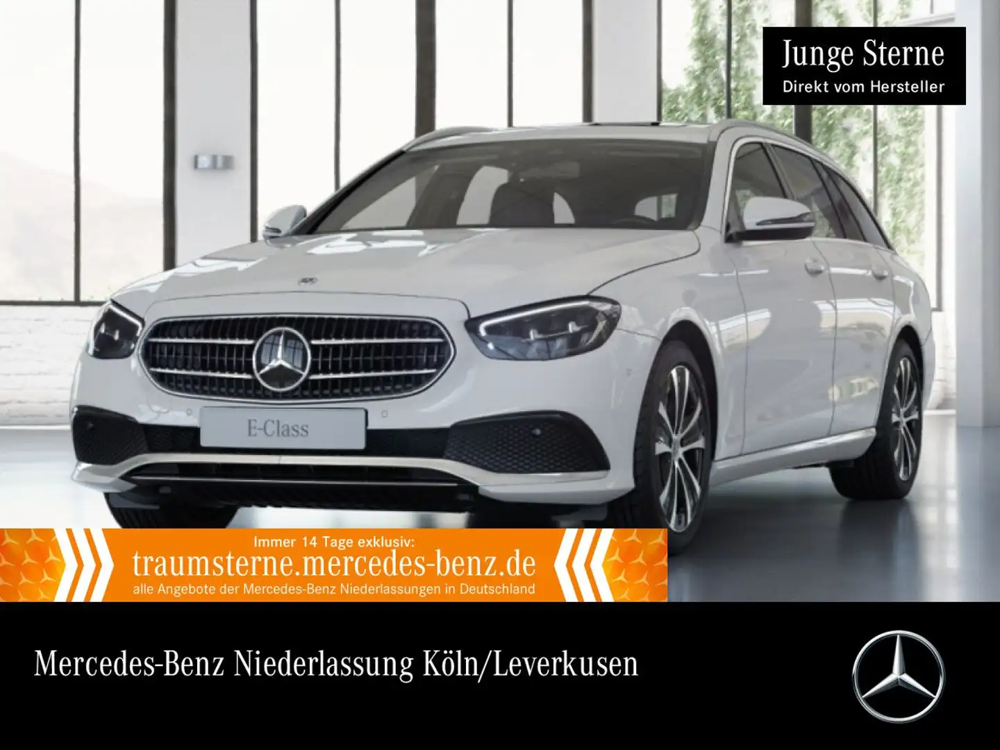 Mercedes-Benz E 300 e T AVANTG+AHK+LED+FAHRASS+BURMESTER+KAMERA Weiß - 1