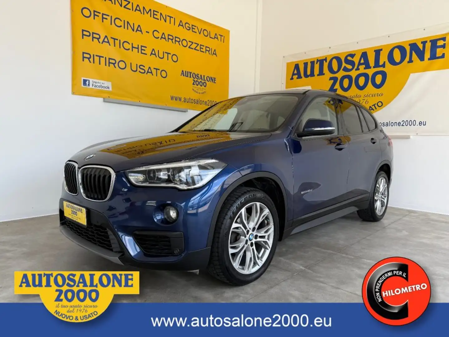 BMW X1 sDrive 16d xLine PREZZO REALE / NEOPATENTATI Blau - 1