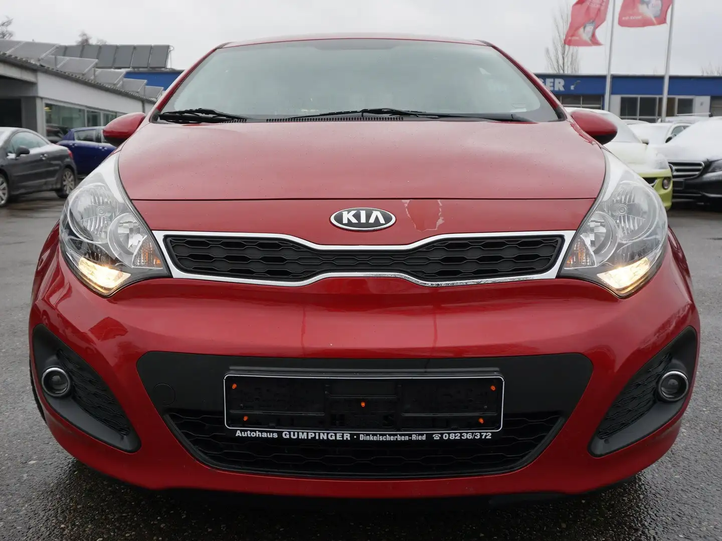 Kia Rio Rio 1.2 !! Sitzheizung !! Einparkhilfe !! ALU !! Rot - 2