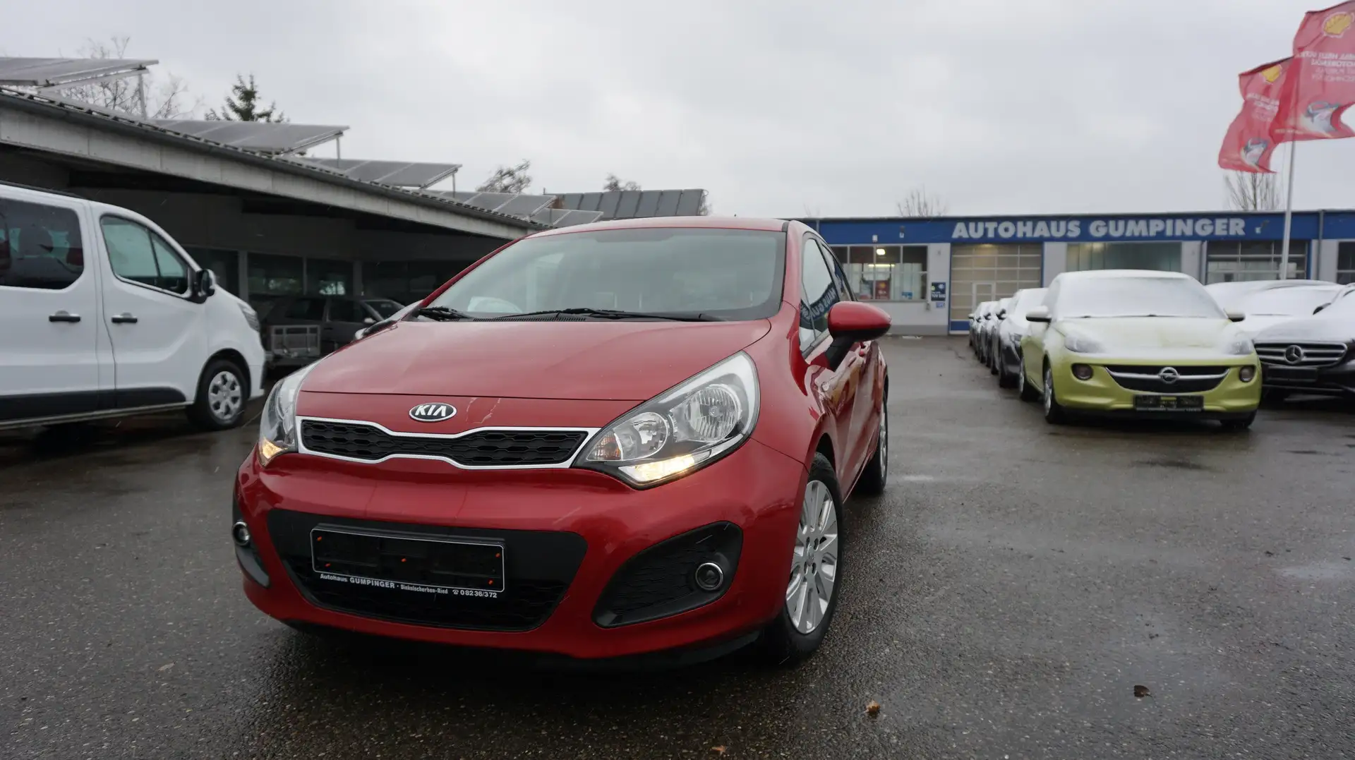 Kia Rio Rio 1.2 !! Sitzheizung !! Einparkhilfe !! ALU !! Rot - 1