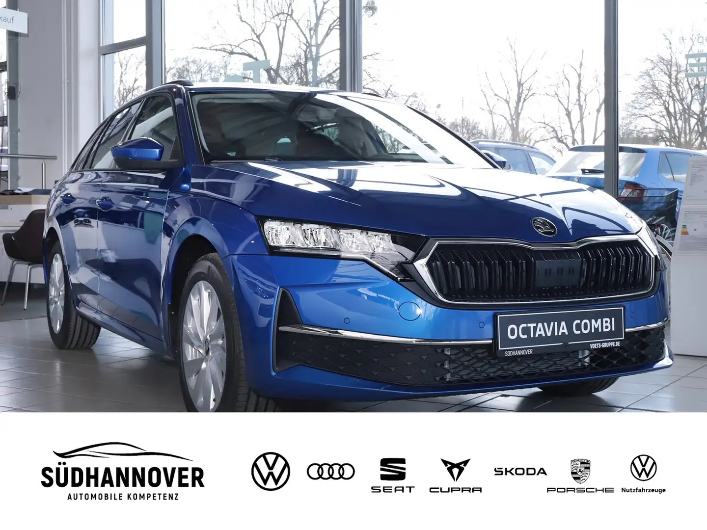 Skoda Octavia Combi Selection 2.0 TDI 7-G-DSG 110kW Blauw - 2