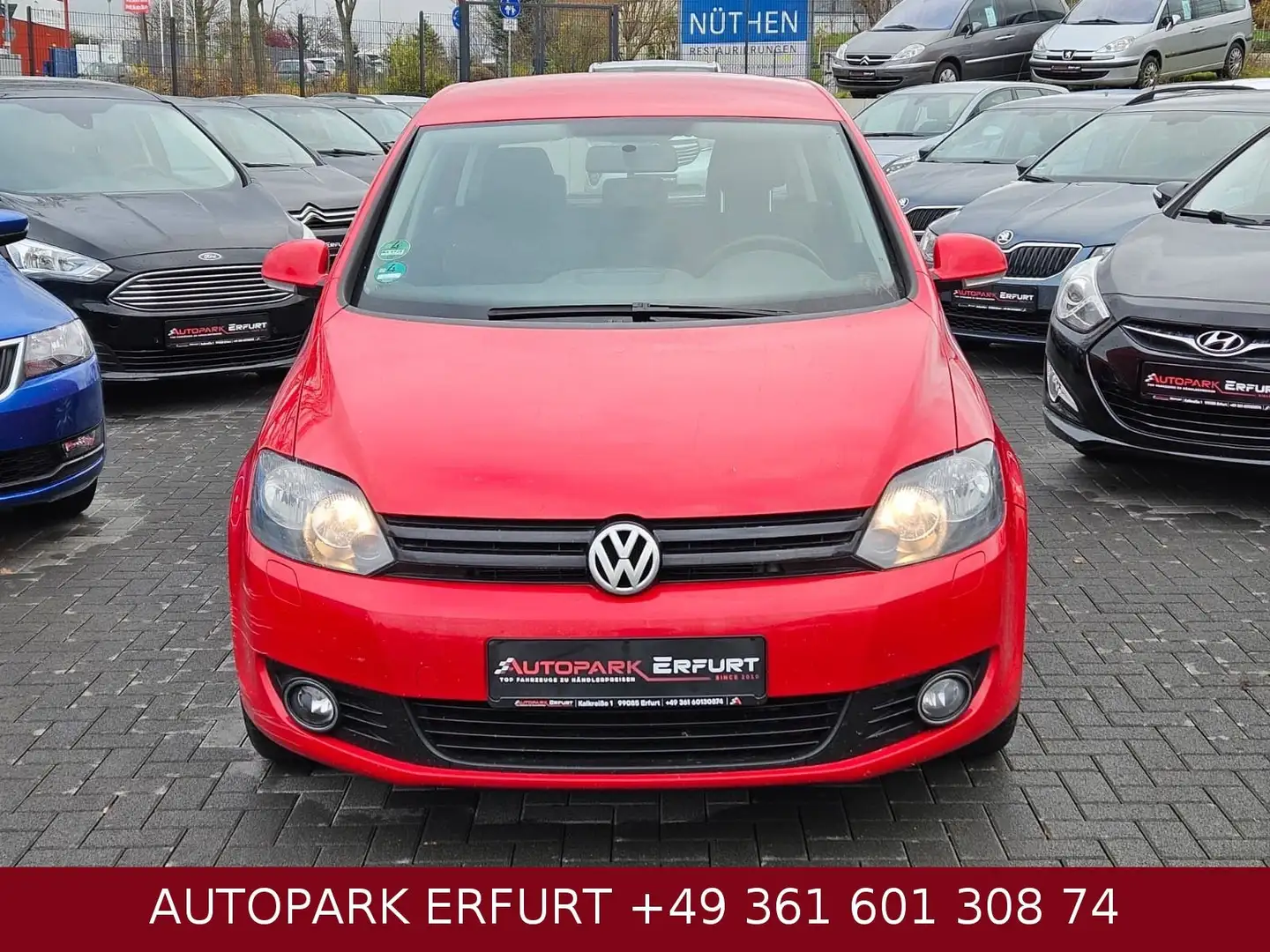 Volkswagen Golf Plus VI Trendline*Klima*Navi*Phone*TÜV+SERV Rosso - 1