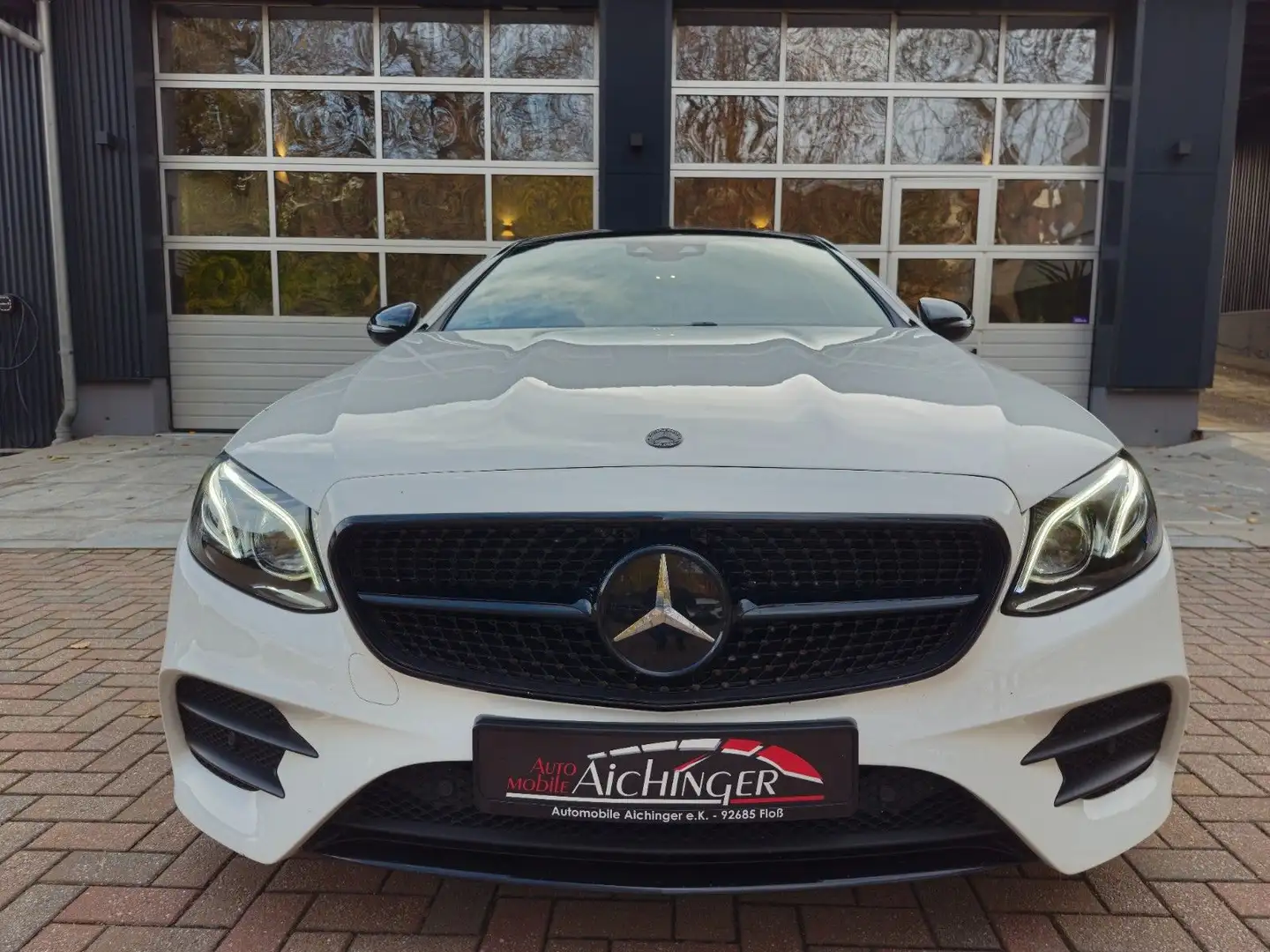 Mercedes-Benz E 400 d 4Matic Coupe AMG-Line Head-Up Blanc - 2