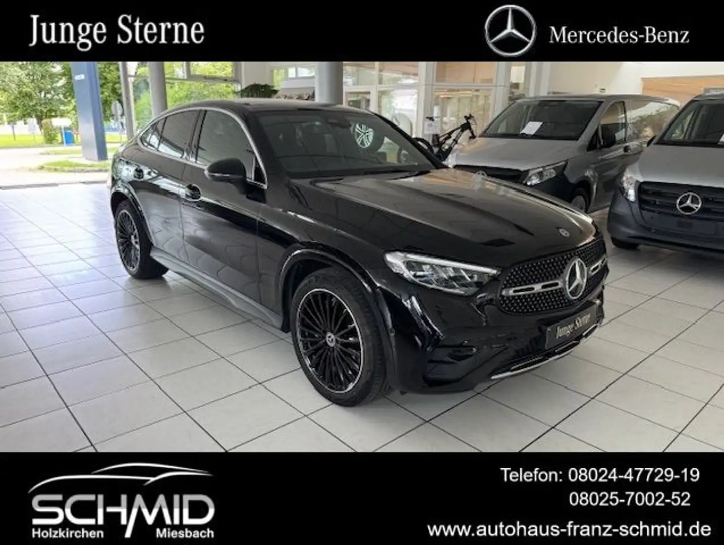 Mercedes-Benz GLC 300 d 4M Coupé AMG Line Adv+ Pano AHK 20 Zol Noir - 1