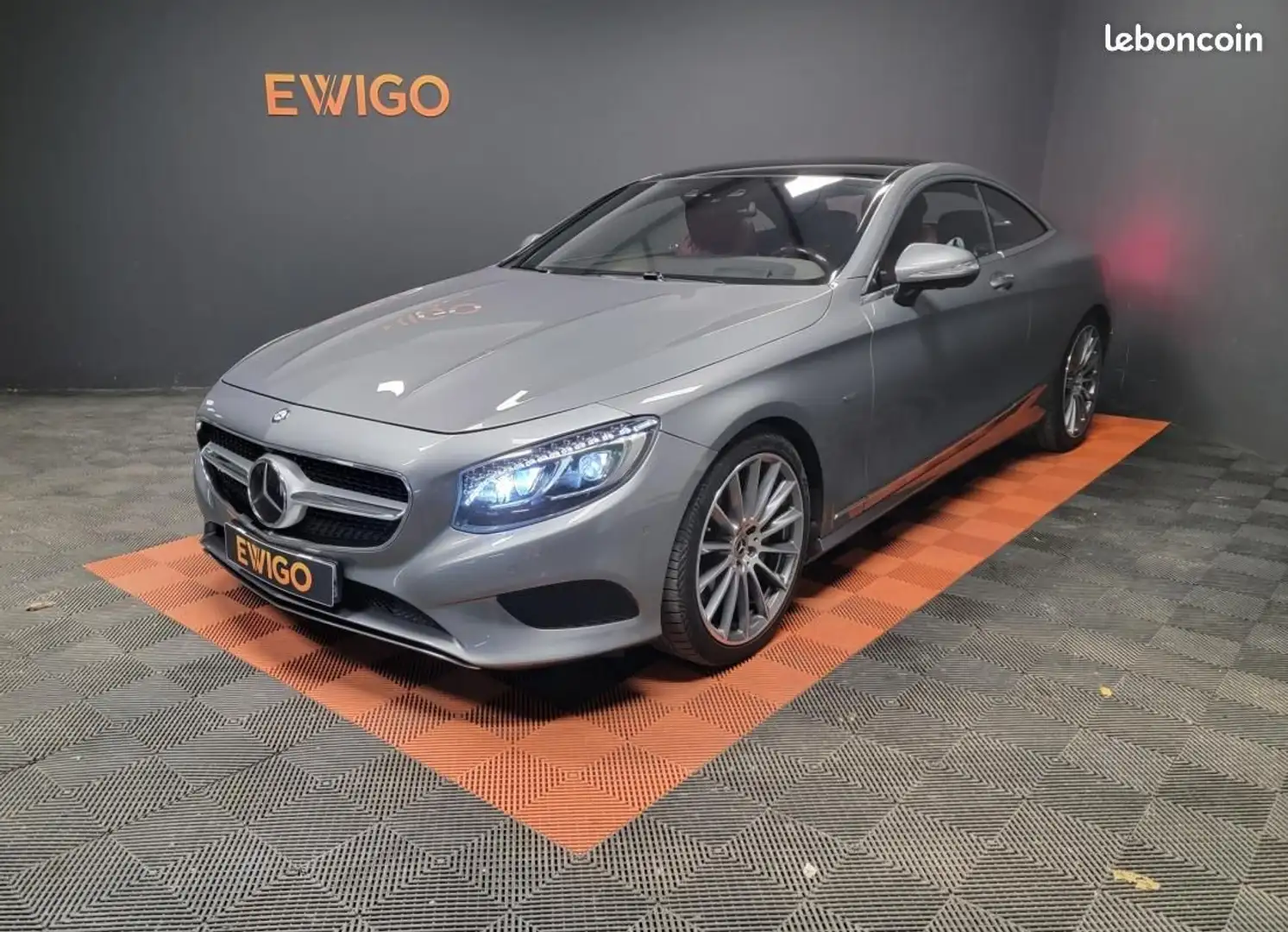 Mercedes-Benz S 500 Mercedes S500 COUPE 4.7 455ch EDITION-1 4MATIC BVA7 IMMAT FRANCE Gris - 1