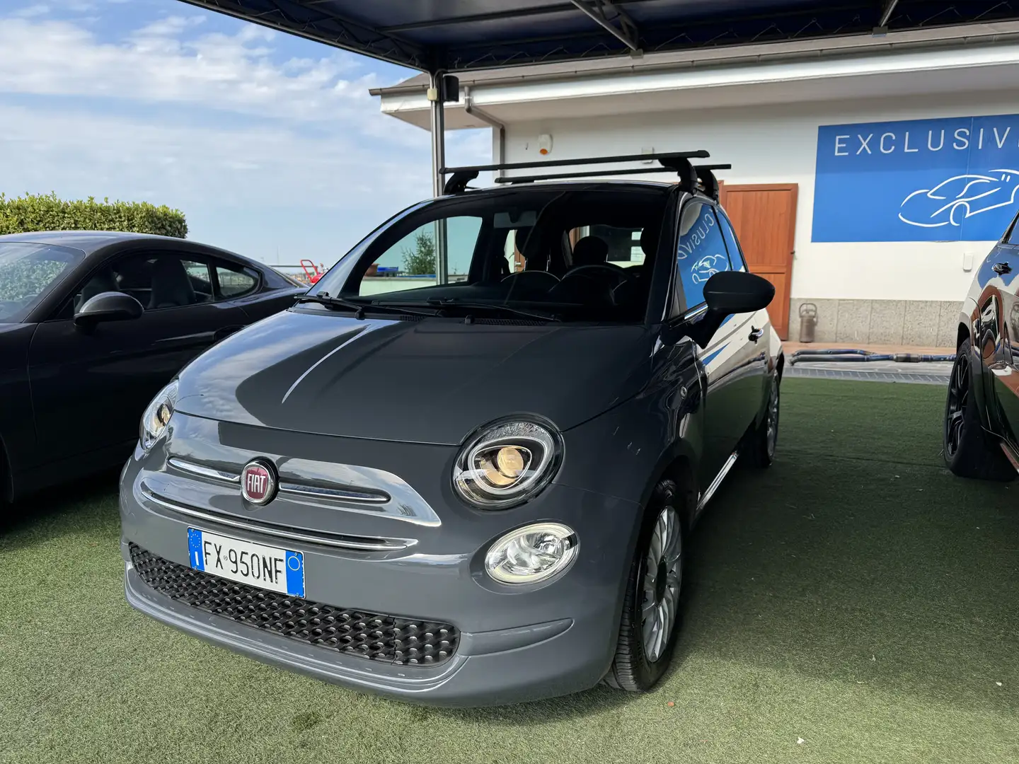 Fiat 500 1.2 easypower Gpl 69cv lounge unico proprietario Grigio - 1