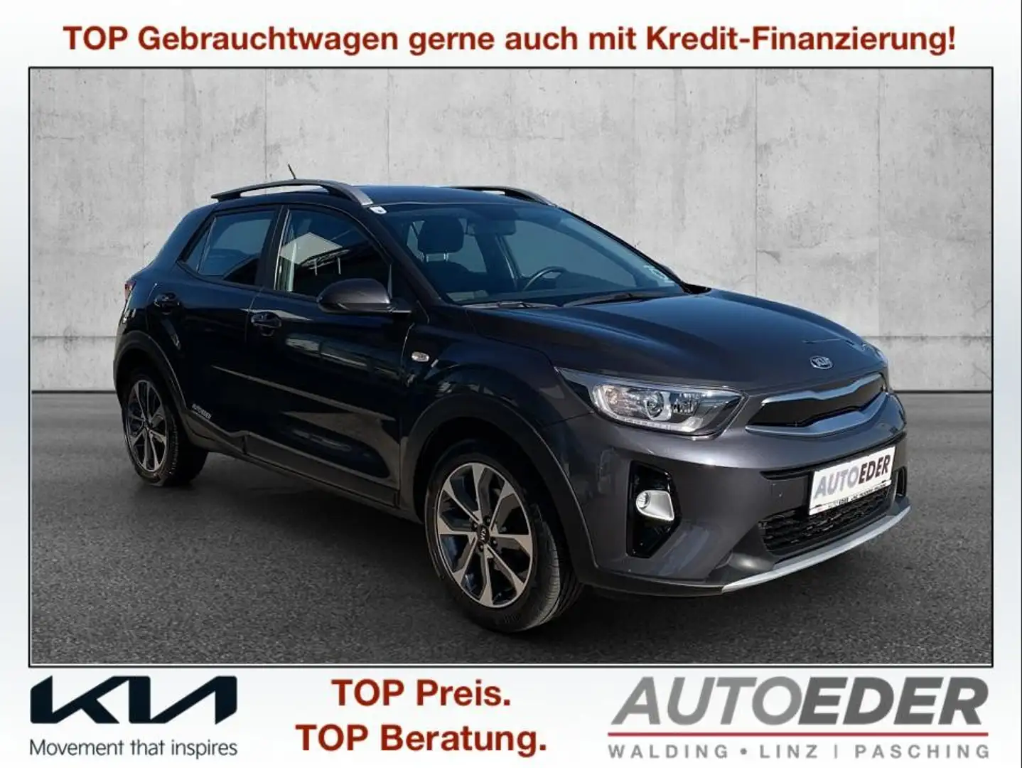 Kia Stonic 1,4 MPI ISG Silber - 1