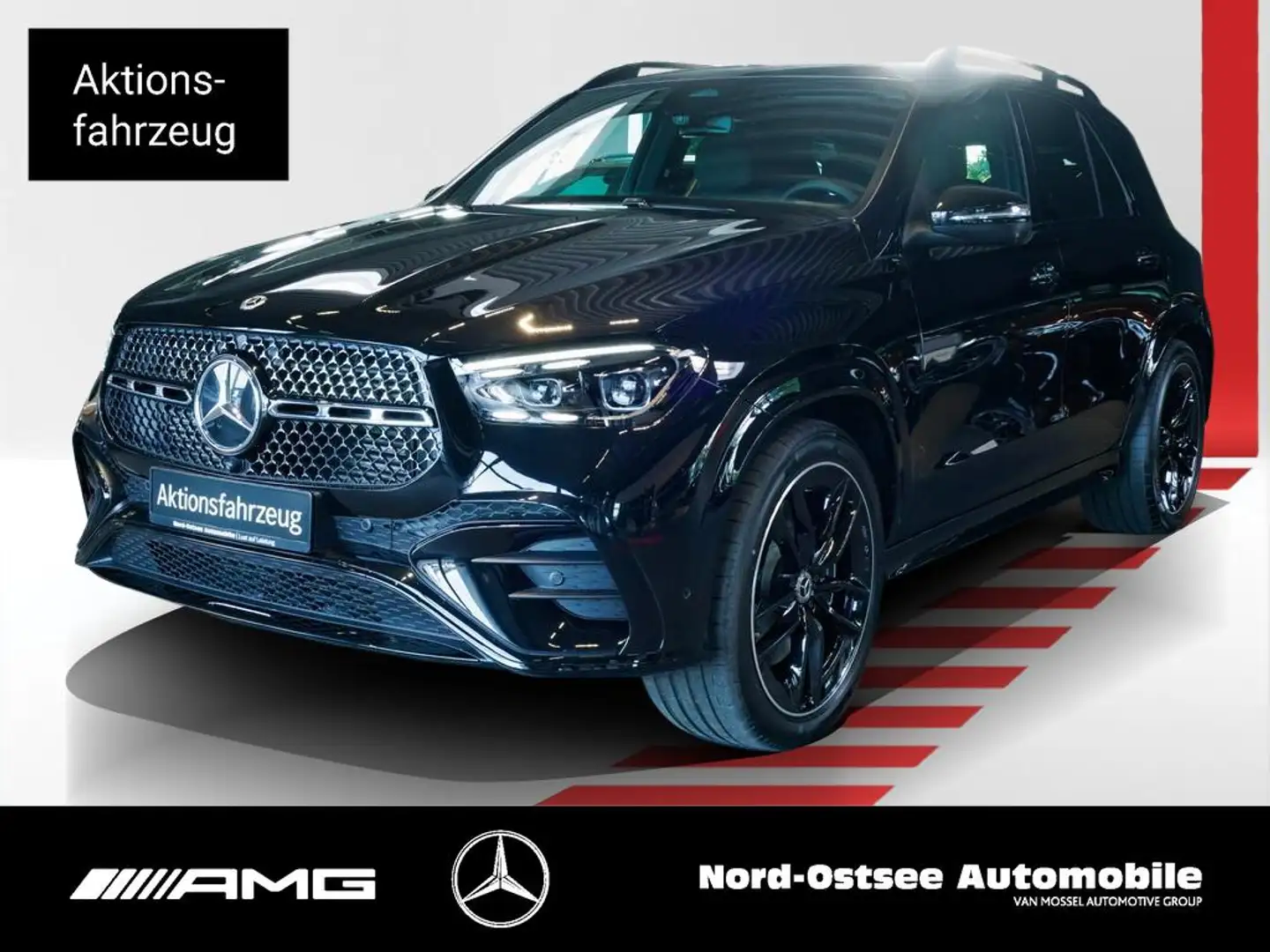 Mercedes-Benz GLE 450 d 4m AMG NIGHT PANO AHK STANDHZG HUD Noir - 1