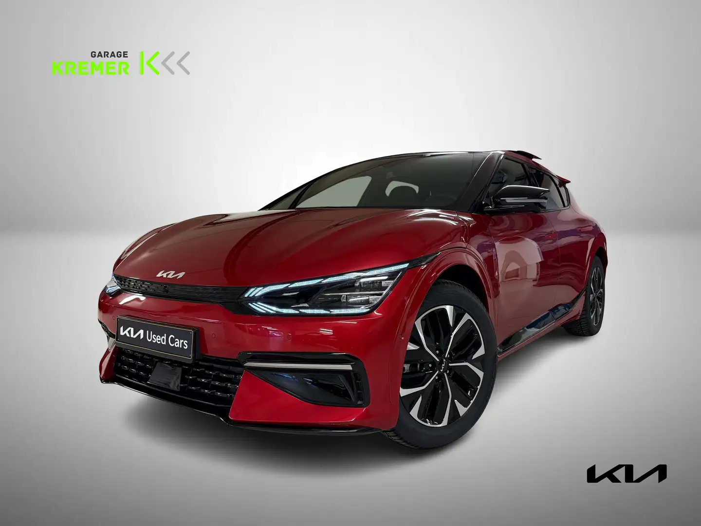 Kia EV6 GT Line 77,4 kWh AWD 325ch Rouge - 1