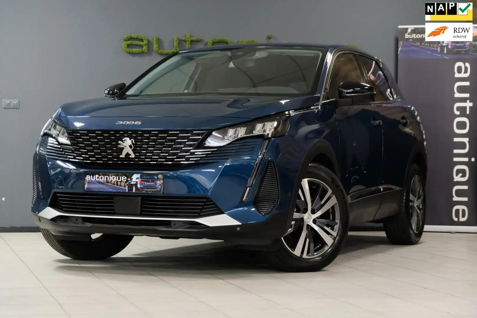 Peugeot 3008 1.2 PureTech Allure *24.600km* UNIEK Camera/Navi/A Blau - 1