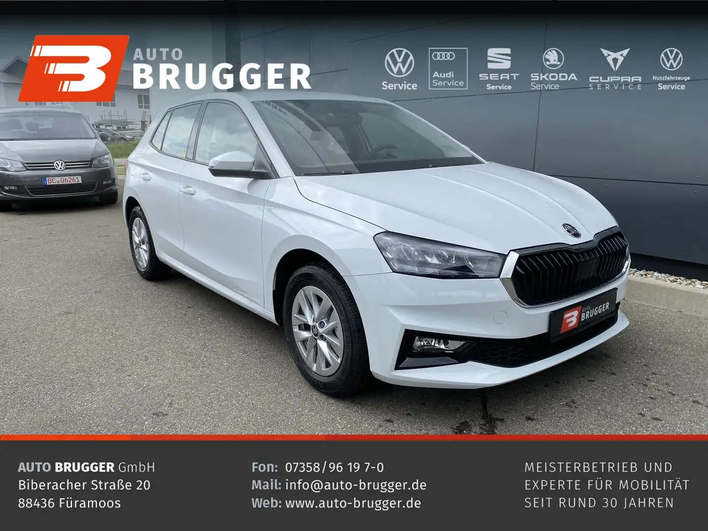 Skoda Fabia 1.0 MPI Selection Kamera LED SHzg CarPlay Weiß - 1