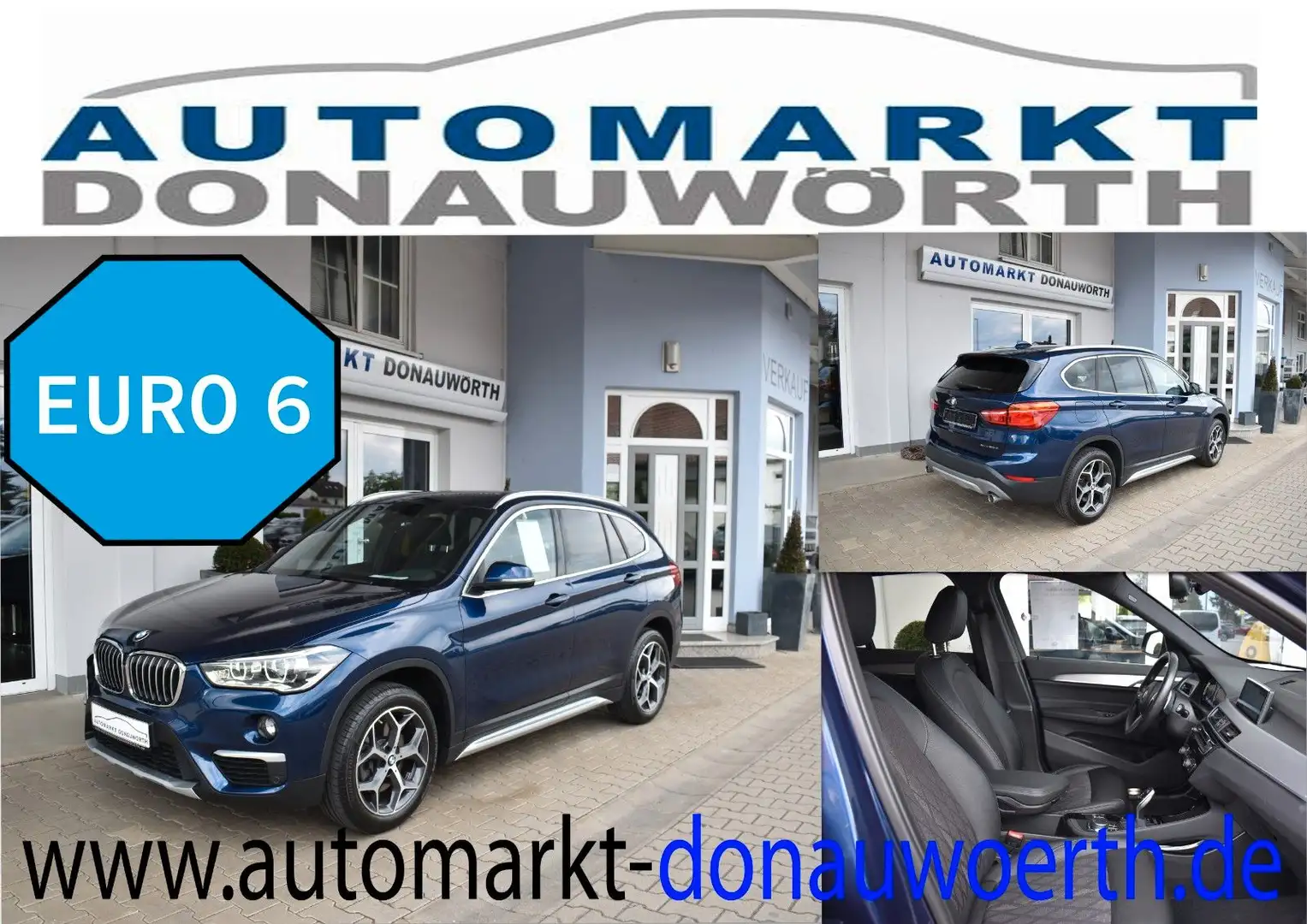 BMW X1 xDrive20d Aut. xLine Navi Driving Assist Plus Niebieski - 1