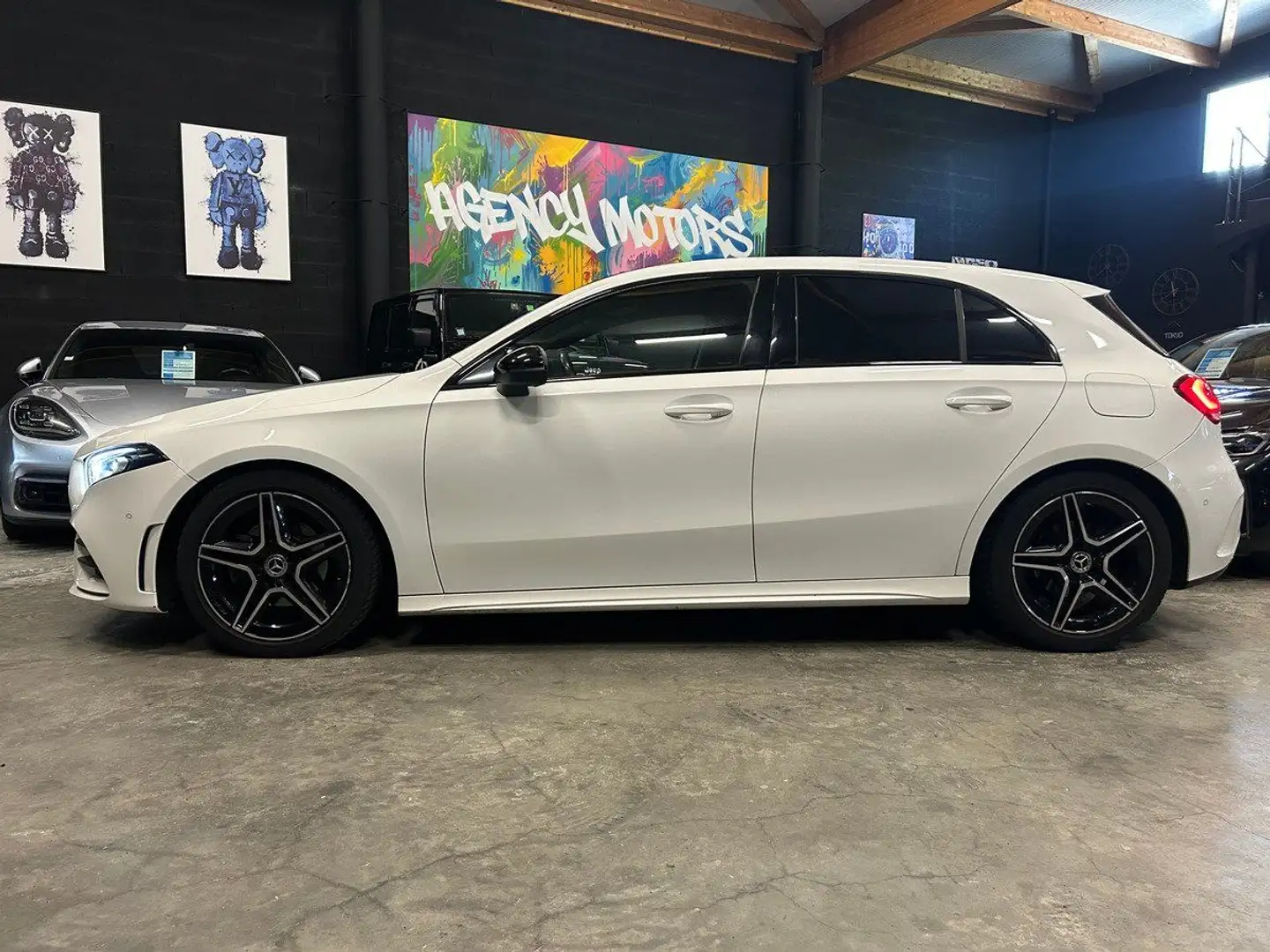Mercedes-Benz A 180 180 D AMG LINE BVA 2018 *Historique complet* Blanc - 2