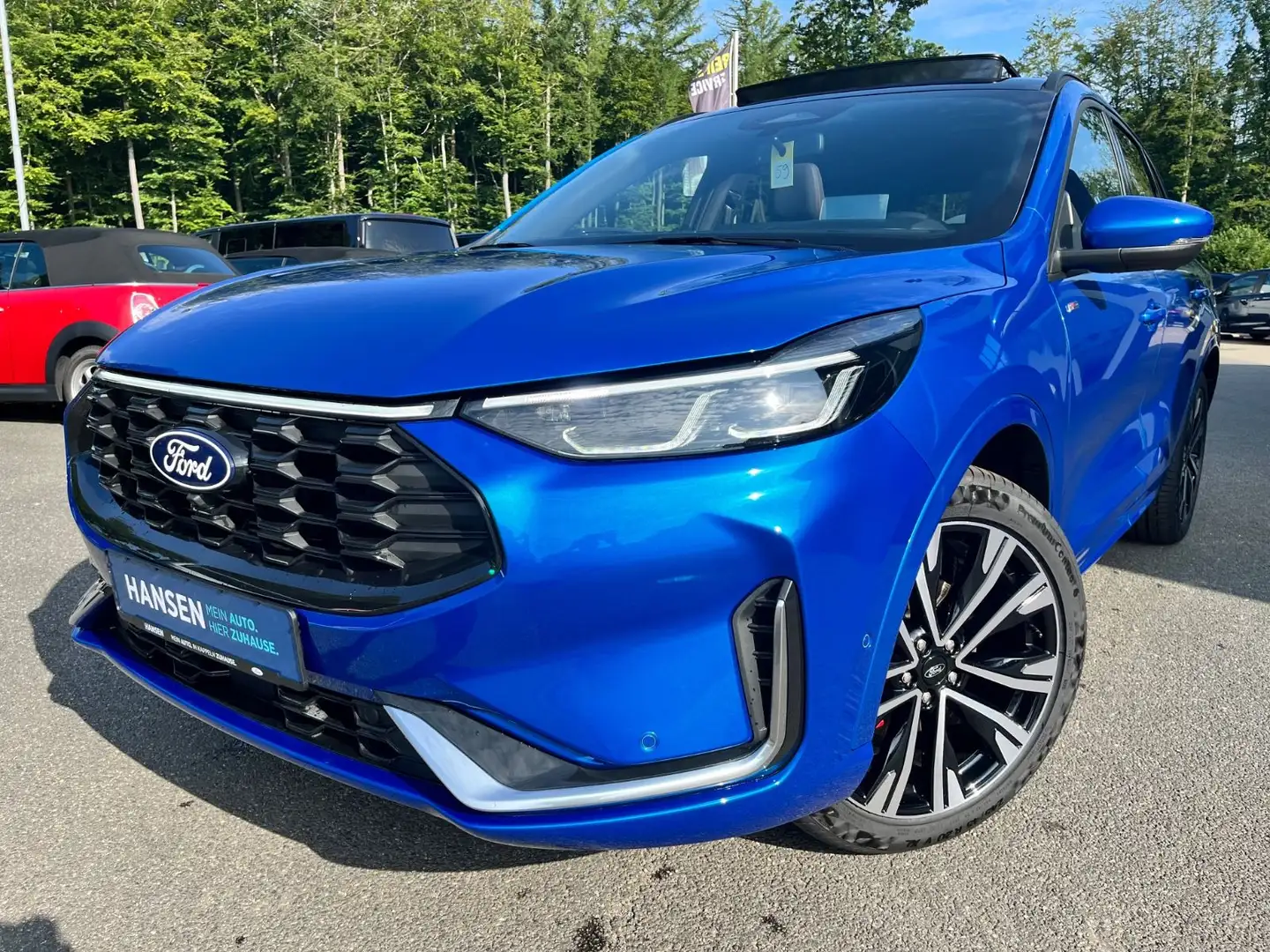 Ford Kuga Hybrid ST-Line X, schw. AHK, Pano voll! Blau - 2