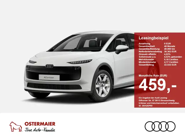 Audi A2 e-tron 125 kW *AHK * TECH
