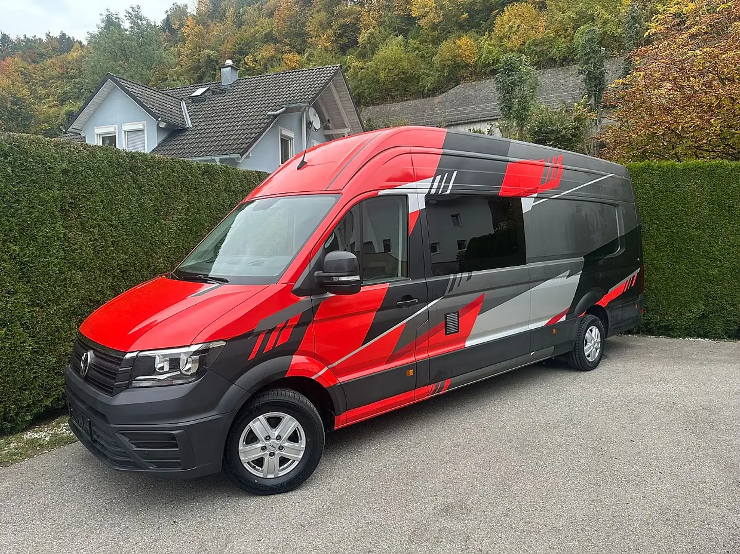 Volkswagen Crafter Crafter 35 L5H4 2,0TDI *CAMPINGDOKA* Rot - 2