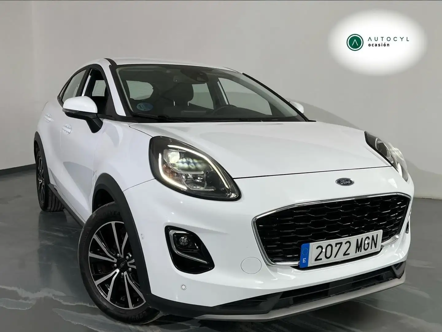 Ford Puma 1.0 EcoBoost 125cv Titanium MHEV Auto Blanc - 1