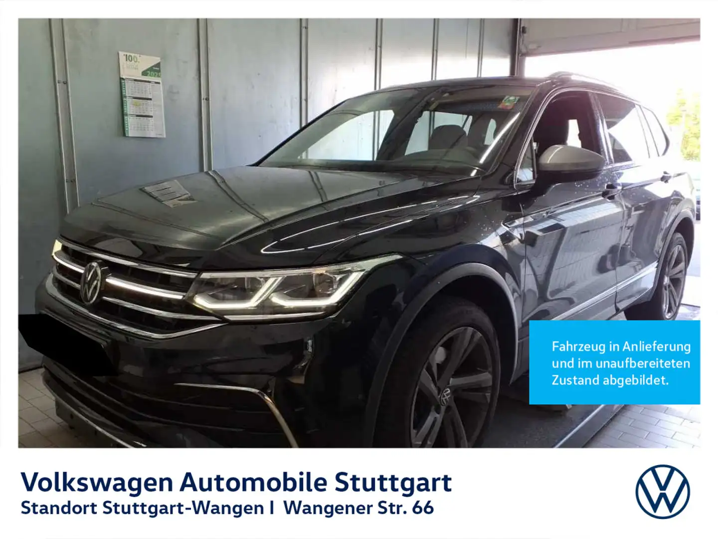 Volkswagen Tiguan Allspace 2.0 TDI DSG R-Line Kamera AHK Pa Schwarz - 1