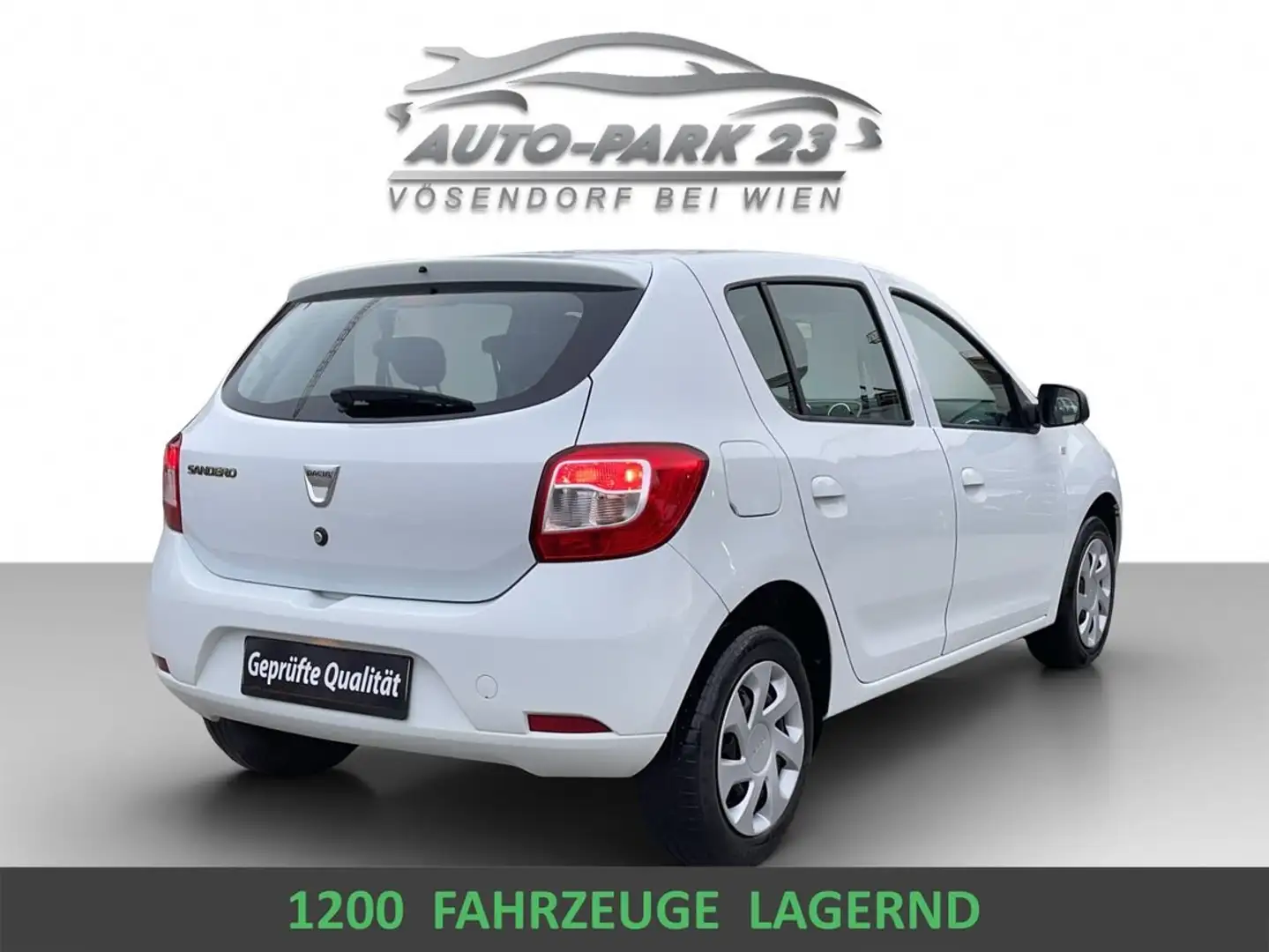 Dacia Sandero SOFORT-KREDIT*GARANTIE**PICKERL4/2027*MOD2017 Weiß - 2