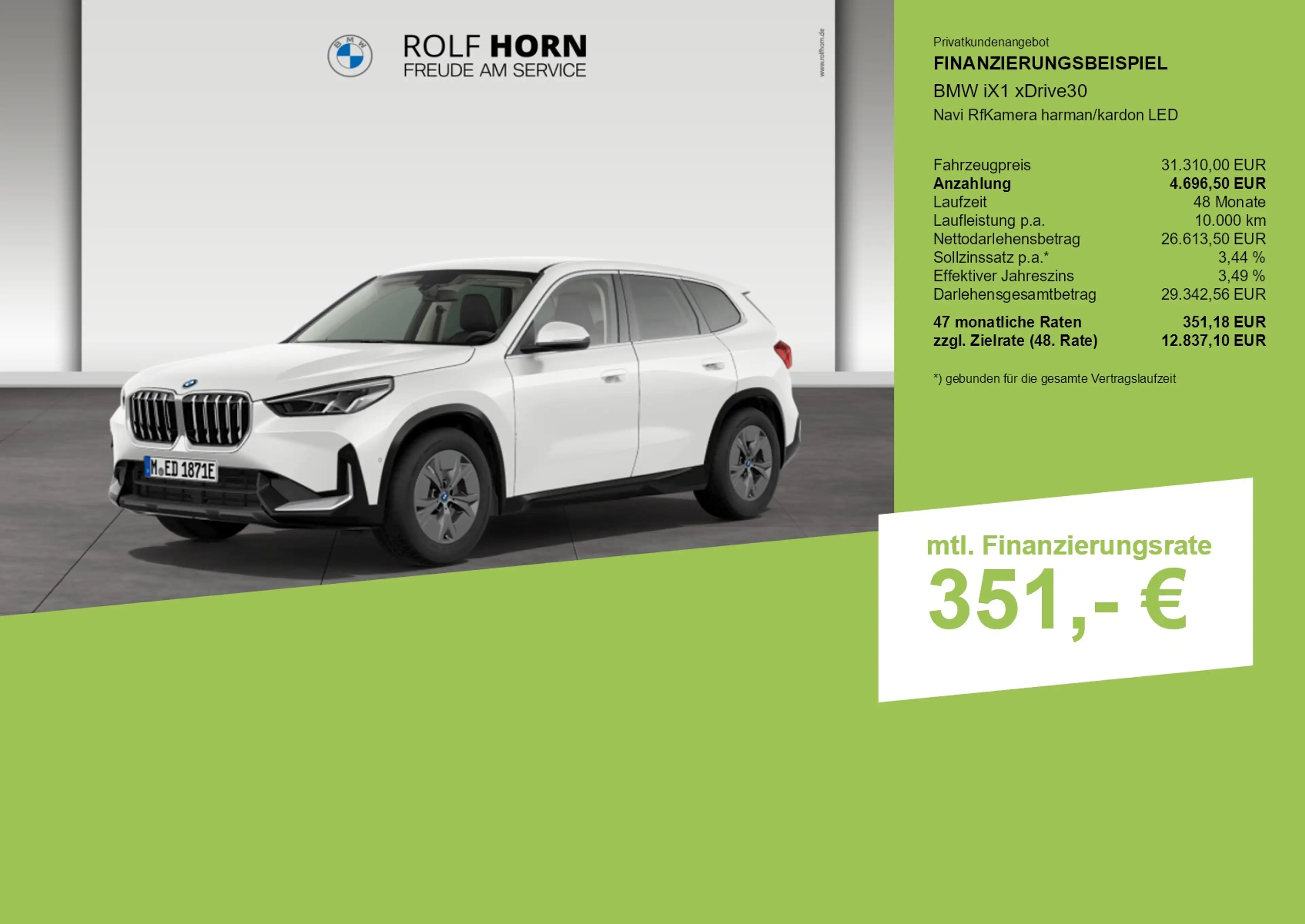 BMW iX1 xDrive30 Navi RfKamera harman/kardon LED — photo 3