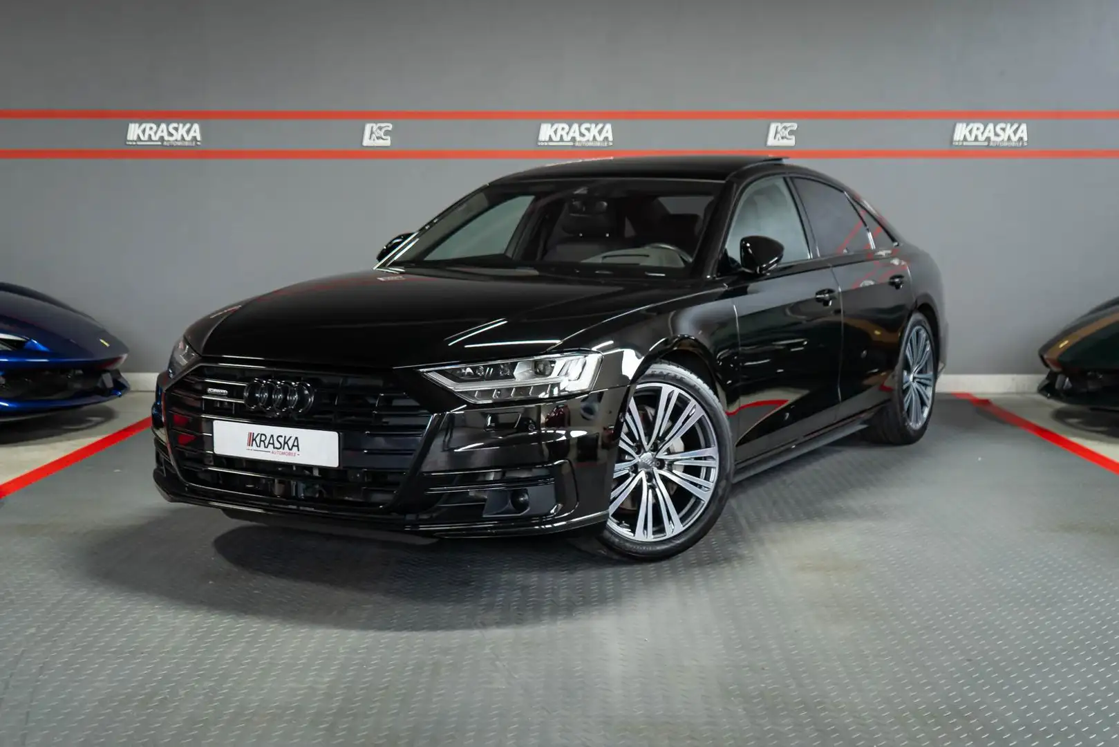 Audi A8 50 TDI quattro S-line B&O PANO STHZ MASSAGE Noir - 1