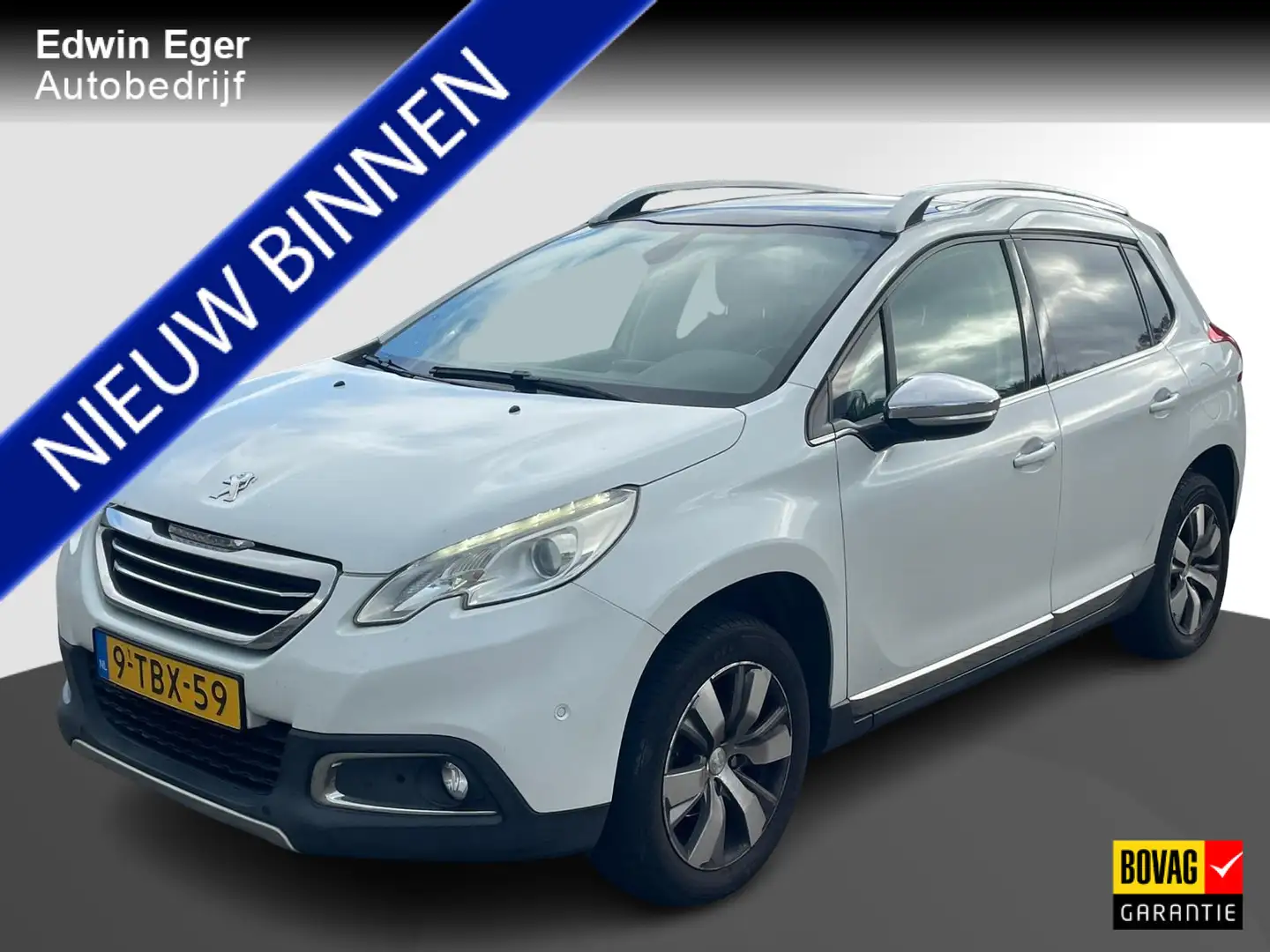 Peugeot 2008 1.2 VTi Allure Pack Premium Plus, Panoramadak, Dis Wit - 1