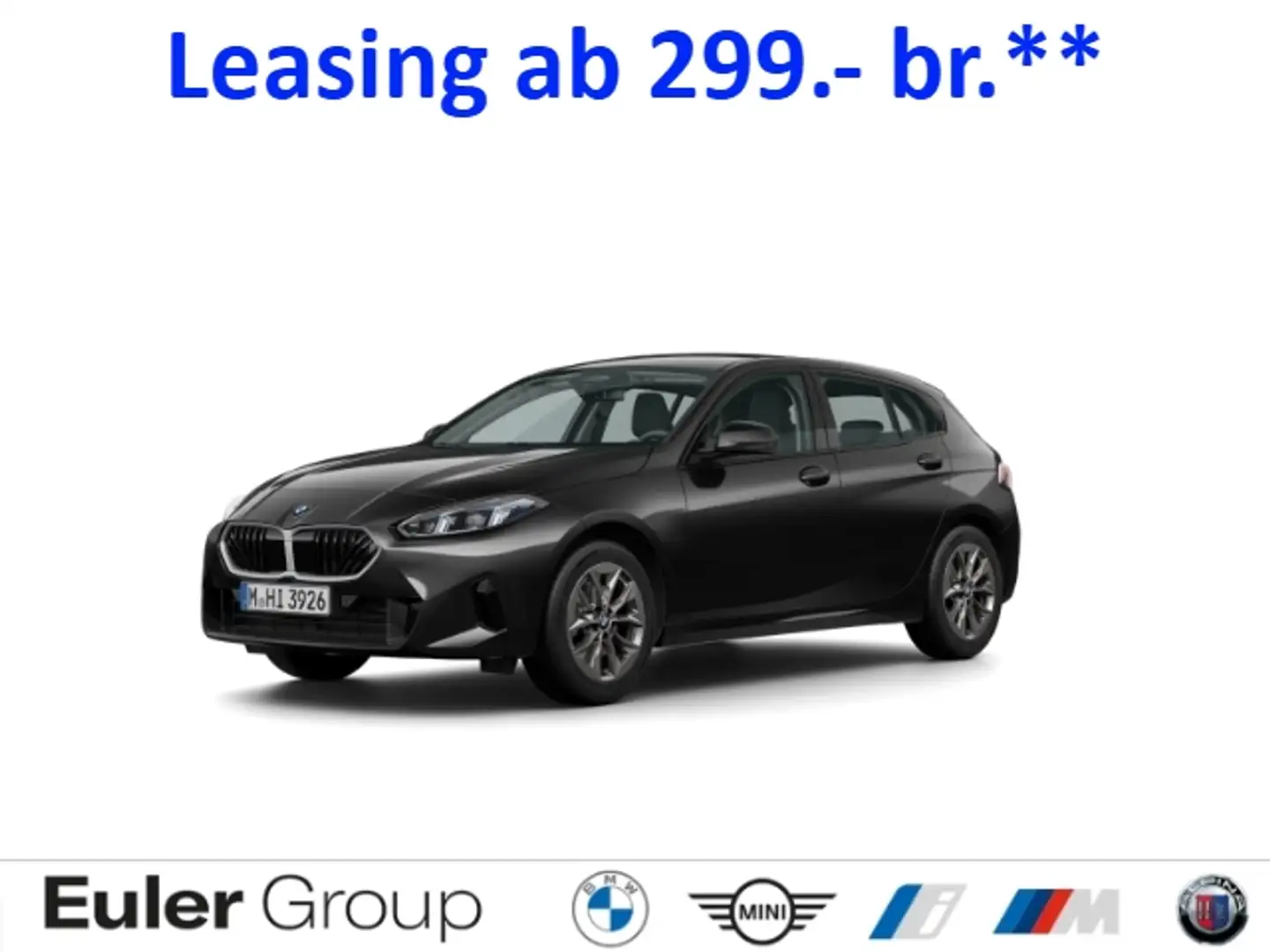 BMW 120 Limo AHK adLED Navi Komf-Zug. PDC Kamera Sitzh Alu Schwarz - 1