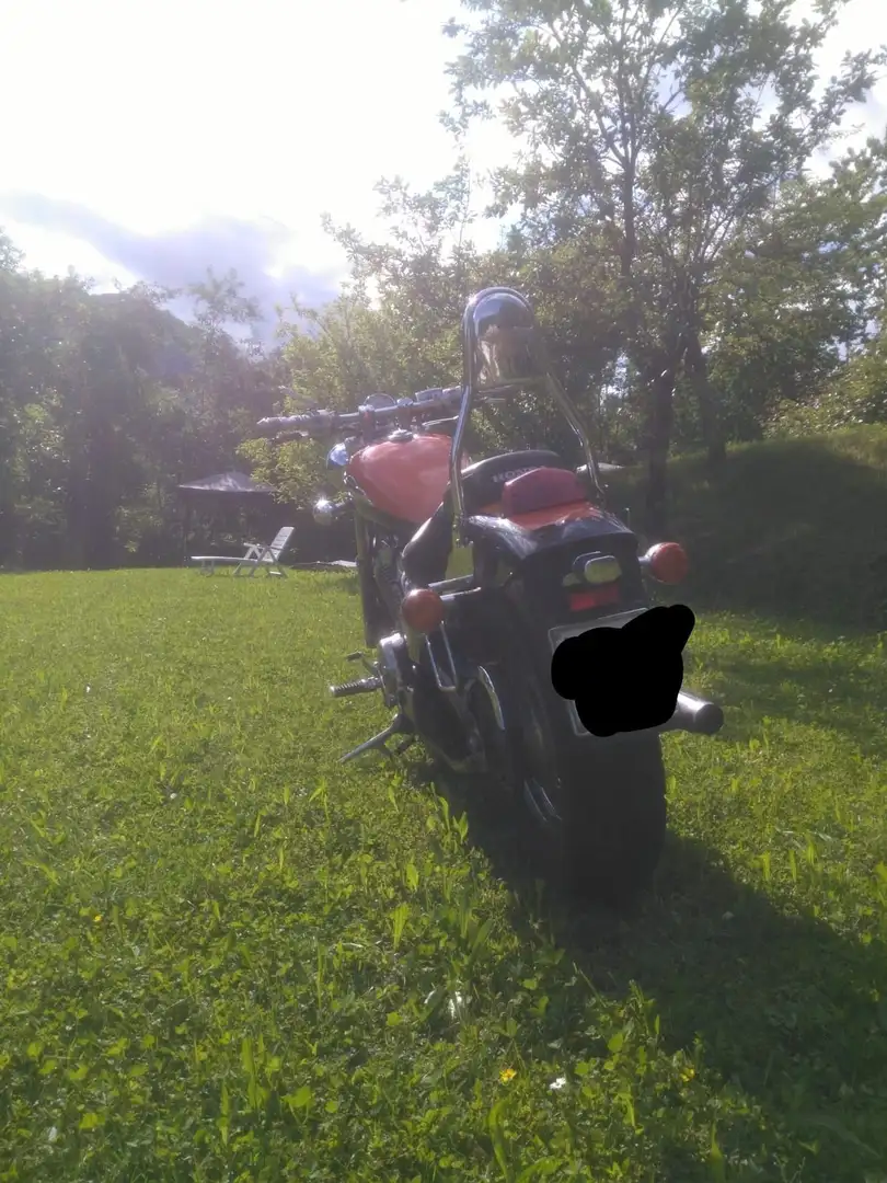 Honda Shadow 600 VT Shadow 600 bicolore nero arancione Nero - 2