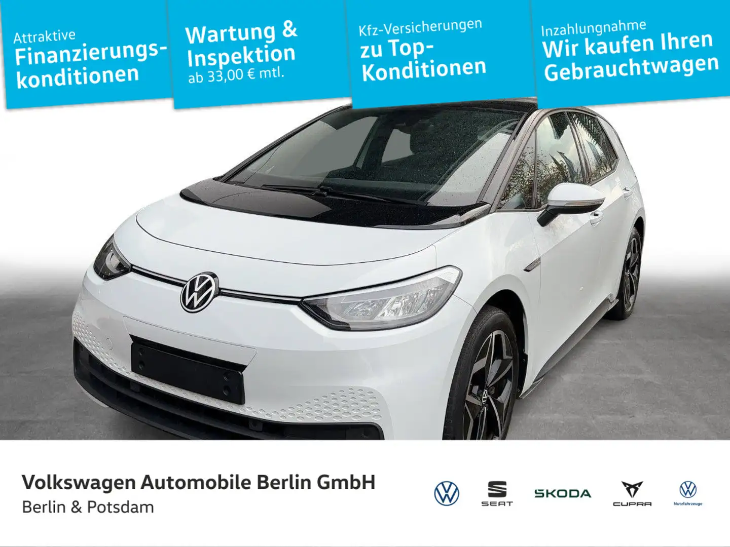 Volkswagen ID.3 Pure Performance Weiß - 1