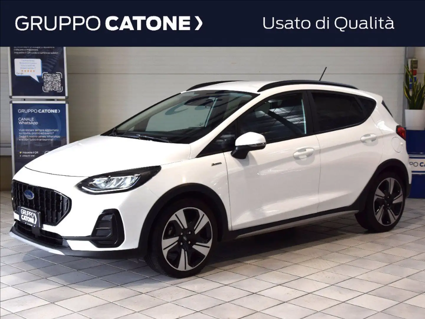 Ford Fiesta Active 1.0 ecoboost h 125cv Weiß - 1