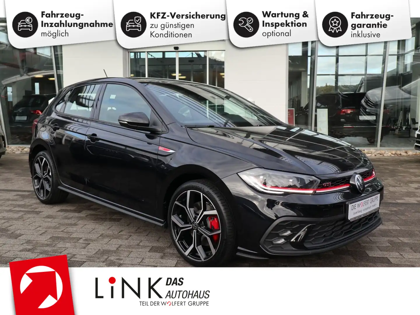 Volkswagen Polo GTI 2.0 TSI DSG NAVI RFK IQ-DRIVE ACC 18" Schwarz - 1