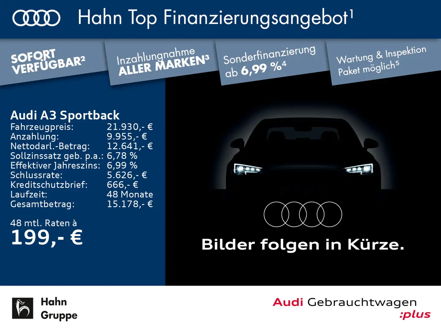 Audi A3 sport 1.5 TFSI cod Xen Navi Einpark Blau - 1