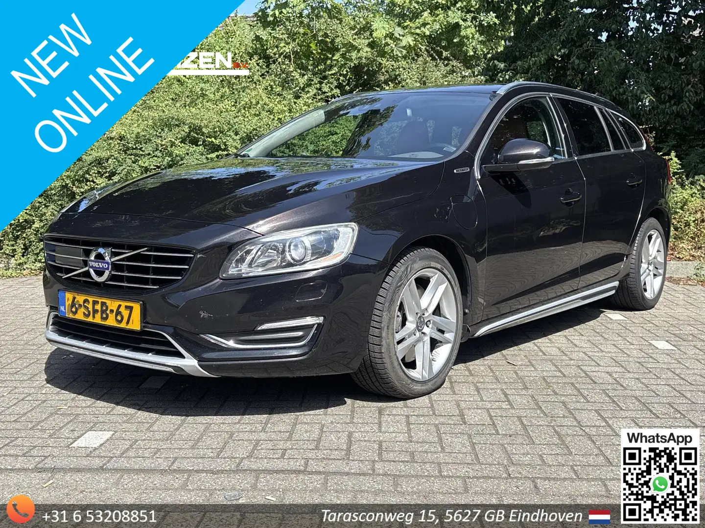 Volvo V60 2.4 D6 AWD Plug-In Hybrid Summum | Leder | Climate Noir - 1