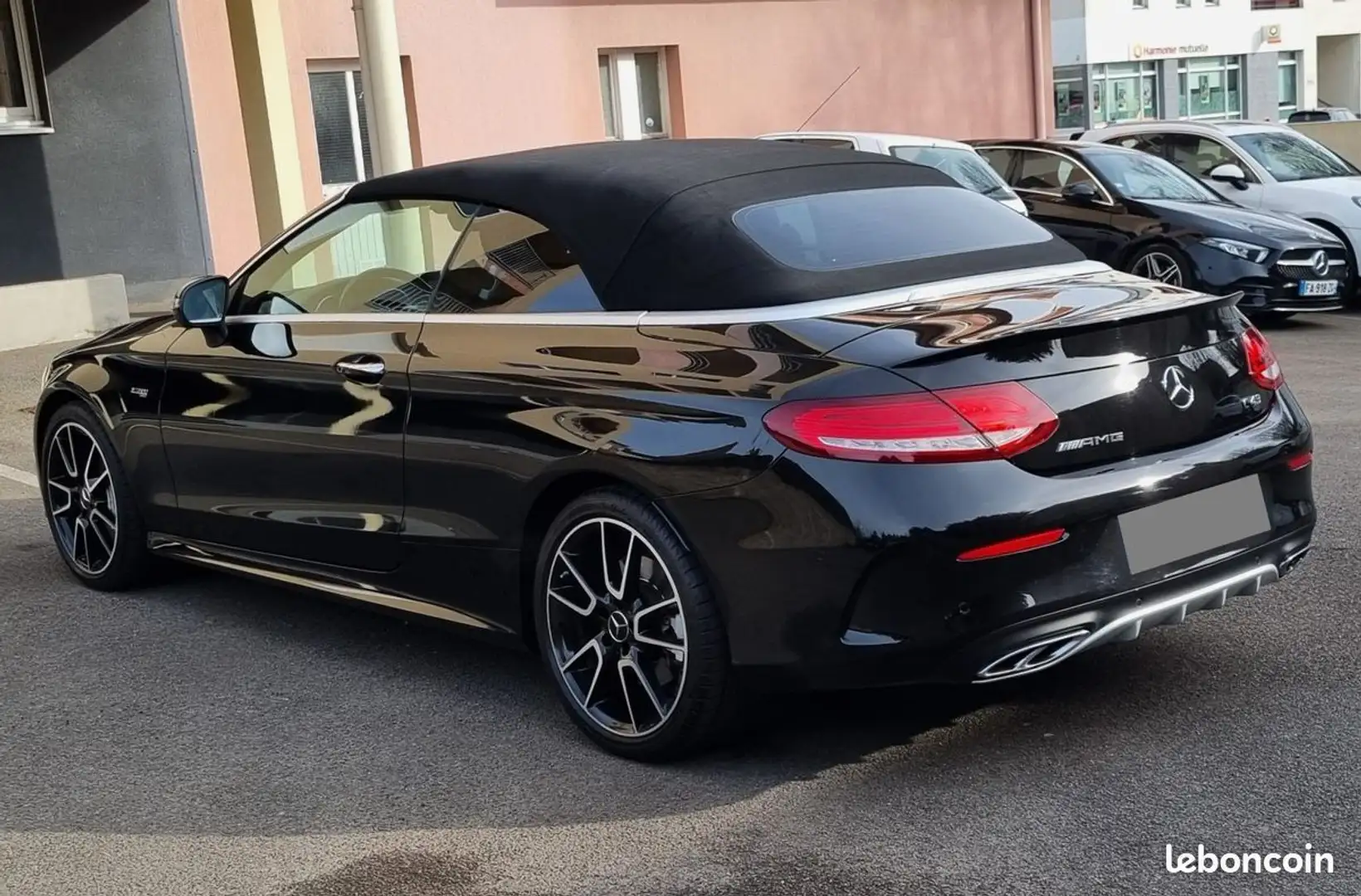 Mercedes-Benz C 43 AMG Mercedes 43 AMG Cabriolet V6 BiTurbo 367cv 4Matic  Noir - 2